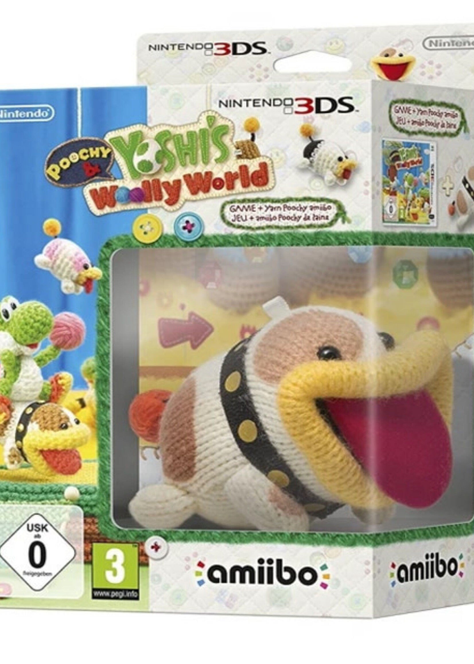 Poochy & Yoshi's Woolly World + Amiibo Bundle 3DS