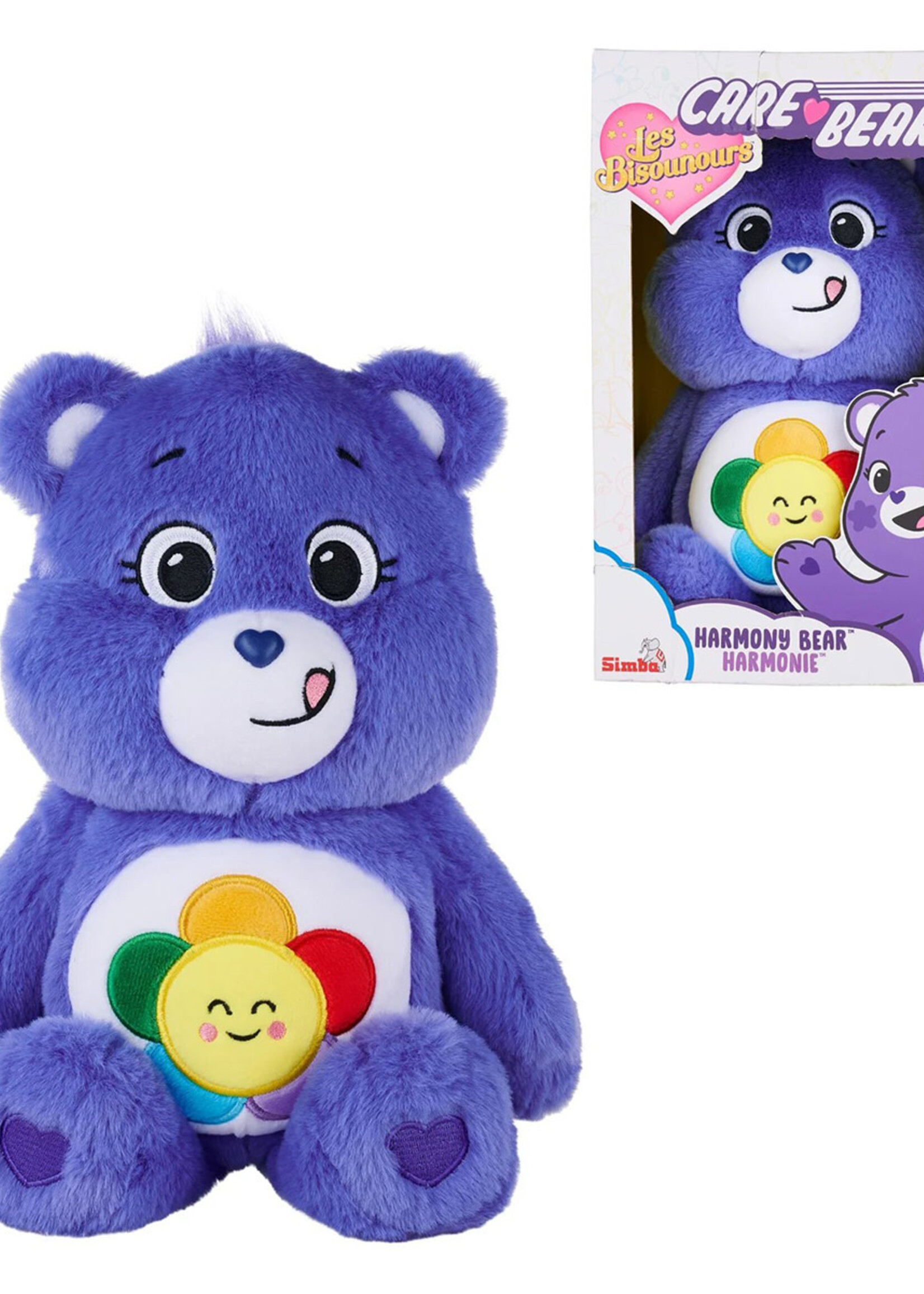 Carebear Harmony Bear Box Knuffel 35cm