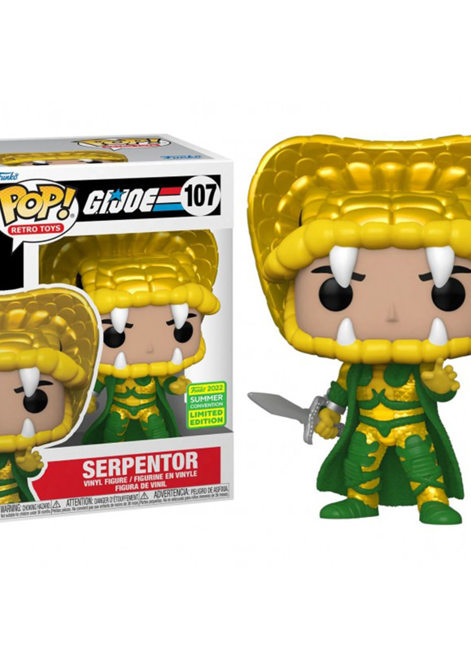 G.I.Joe Funko Pop N° 107 Serpentor