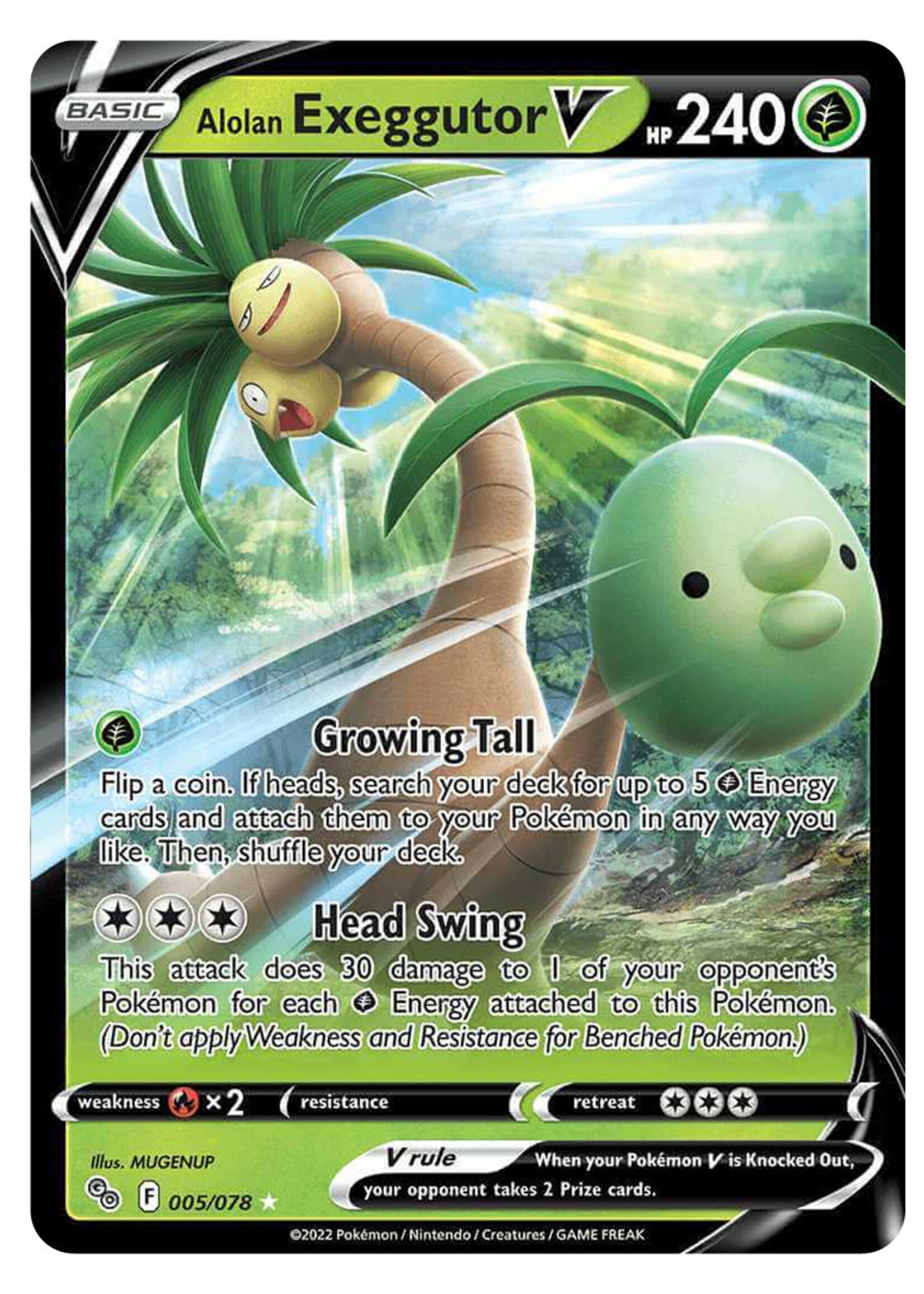 Alolan Exeggutor V 5 (PGO): good