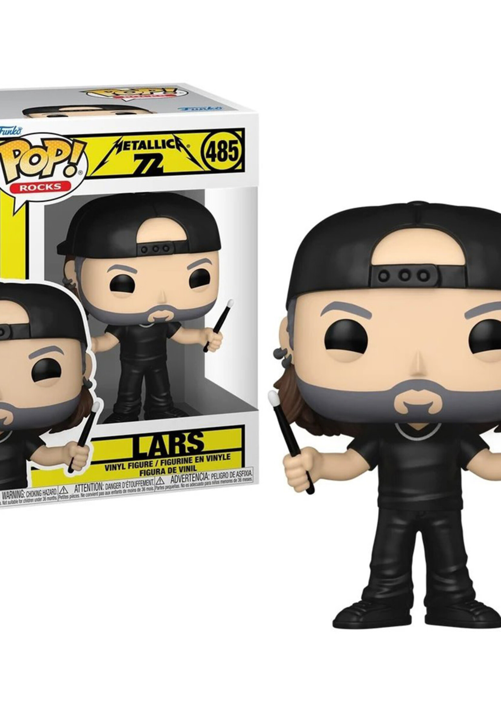 Metallica Pop Funko N° 485 Lars 72S