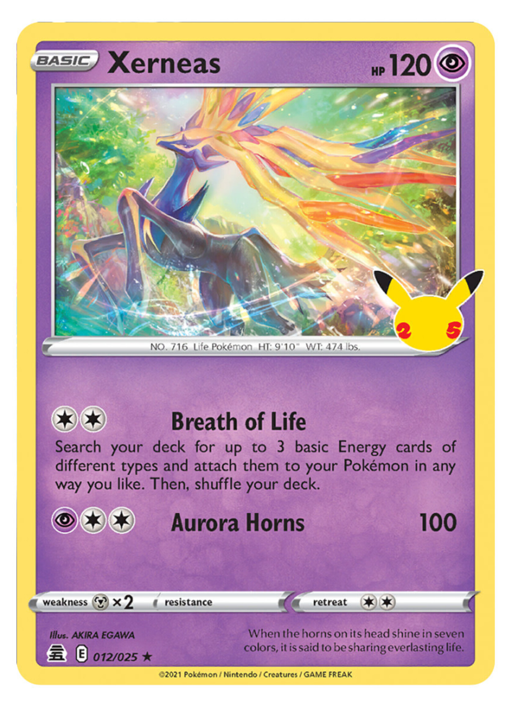 Xerneas 12 (CEL): near mint