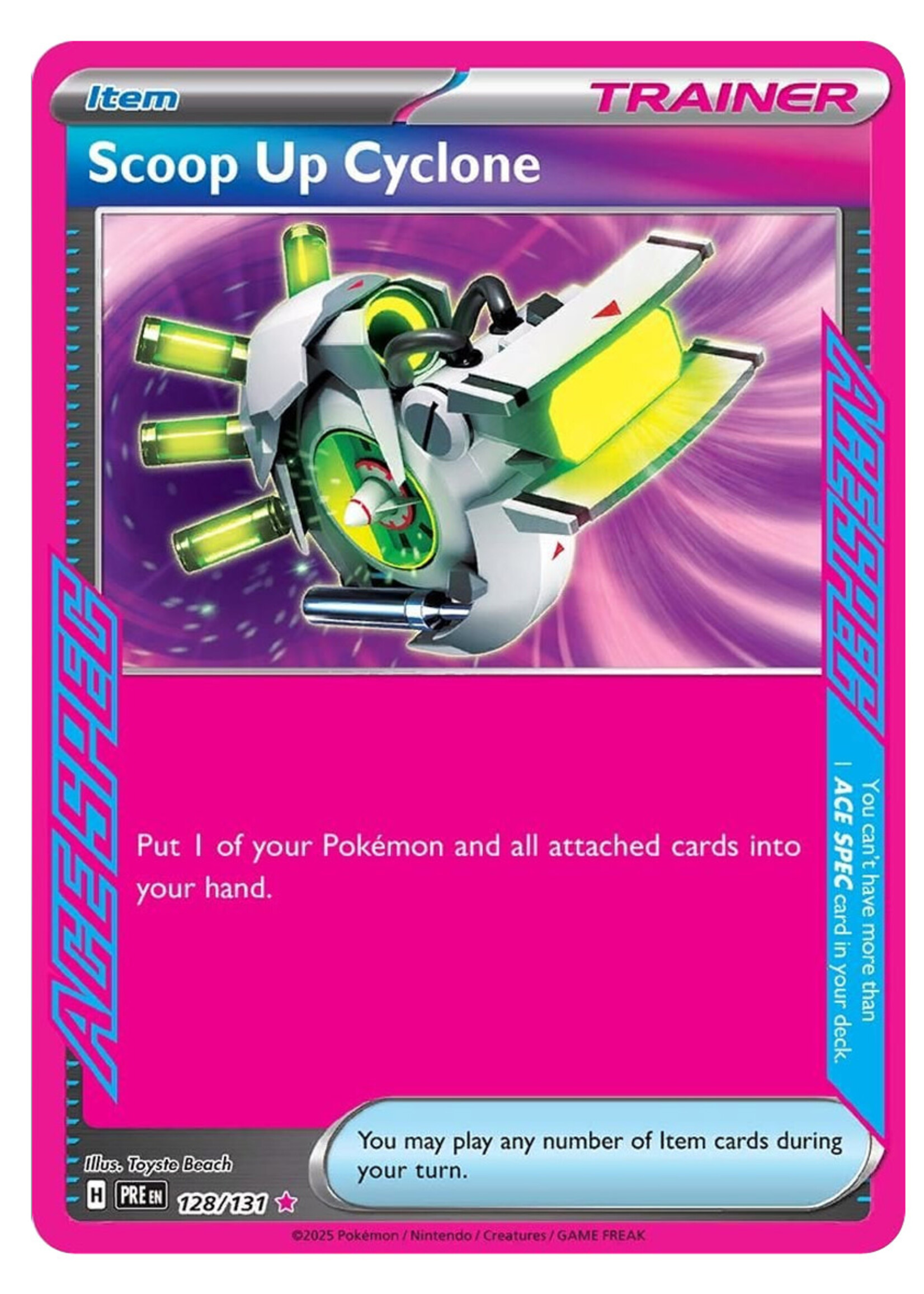 Scoop Up Cyclone 128 (PRE): near mint