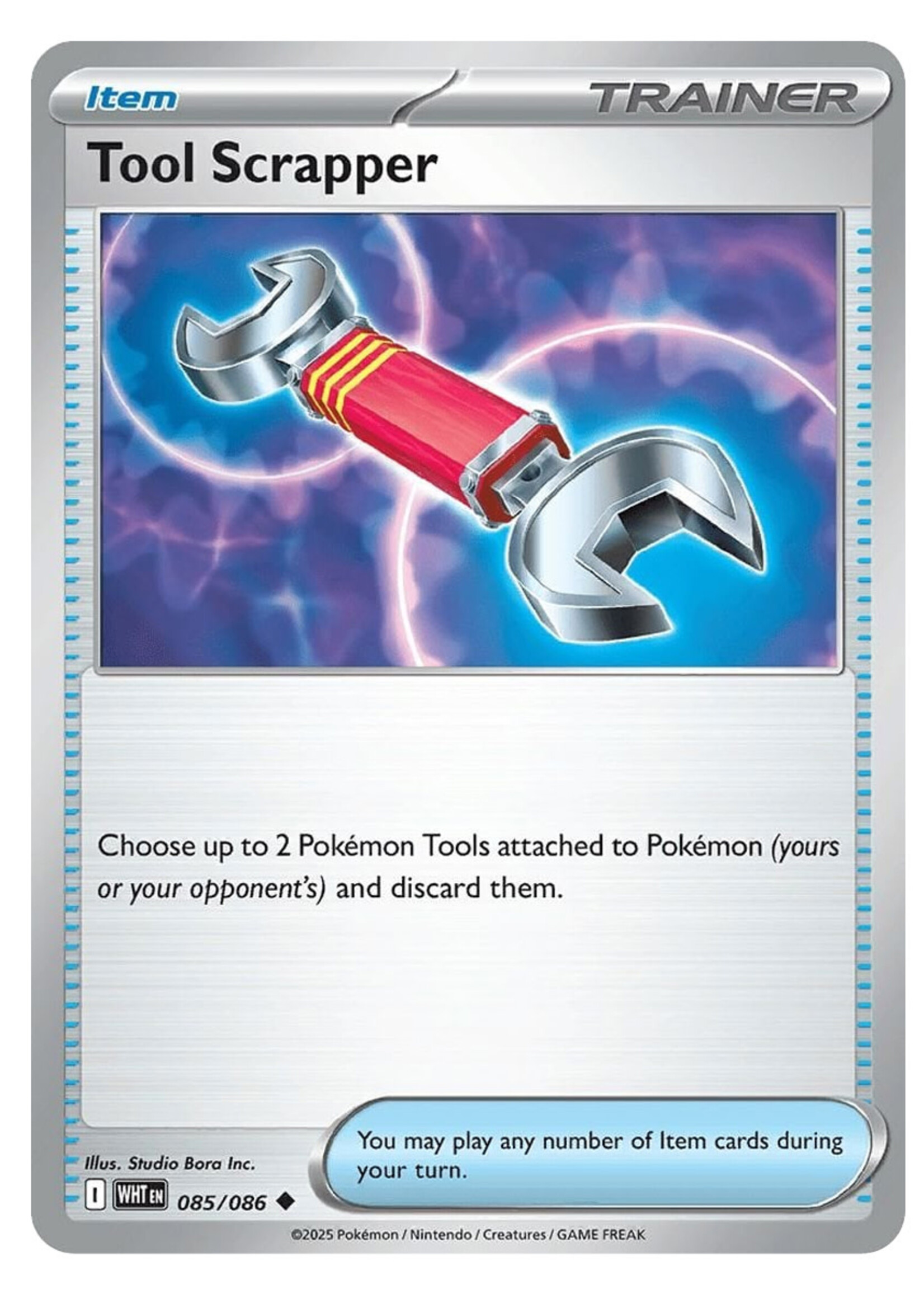 Tool Scrapper 85 (WHT) Poke Ball Holo: near mint