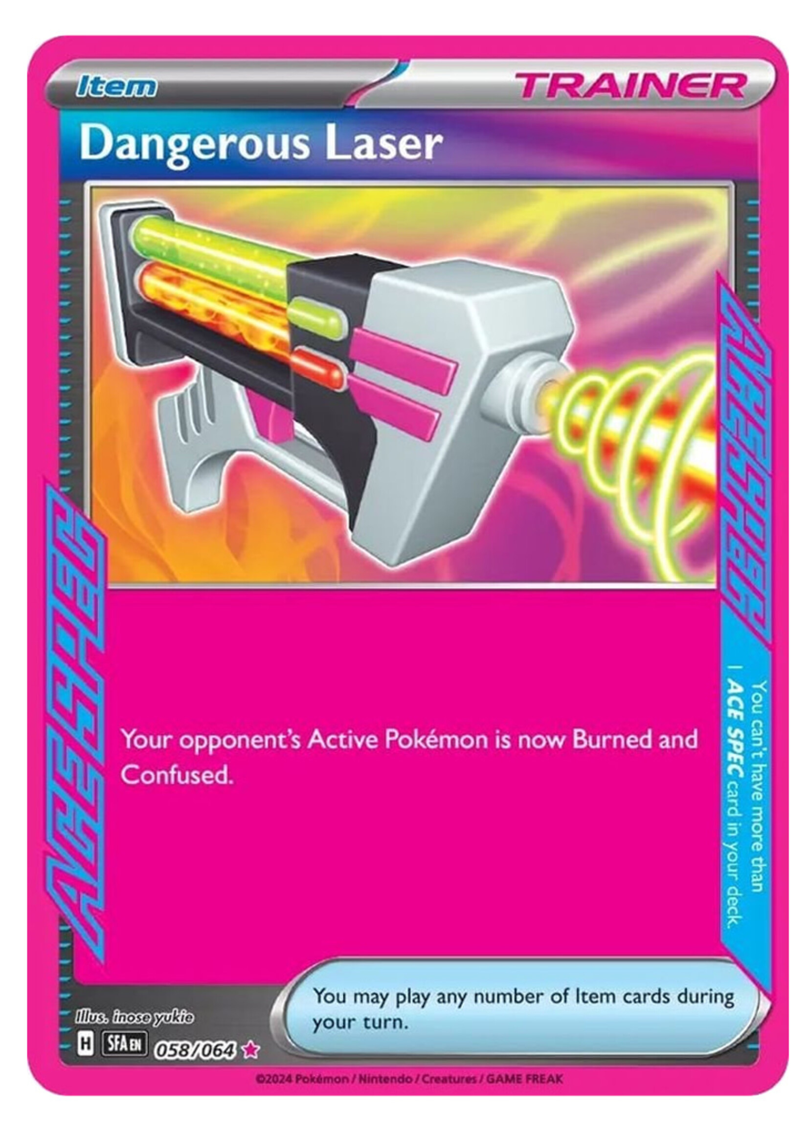 Dangerous Laser 58 (SFA): near mint