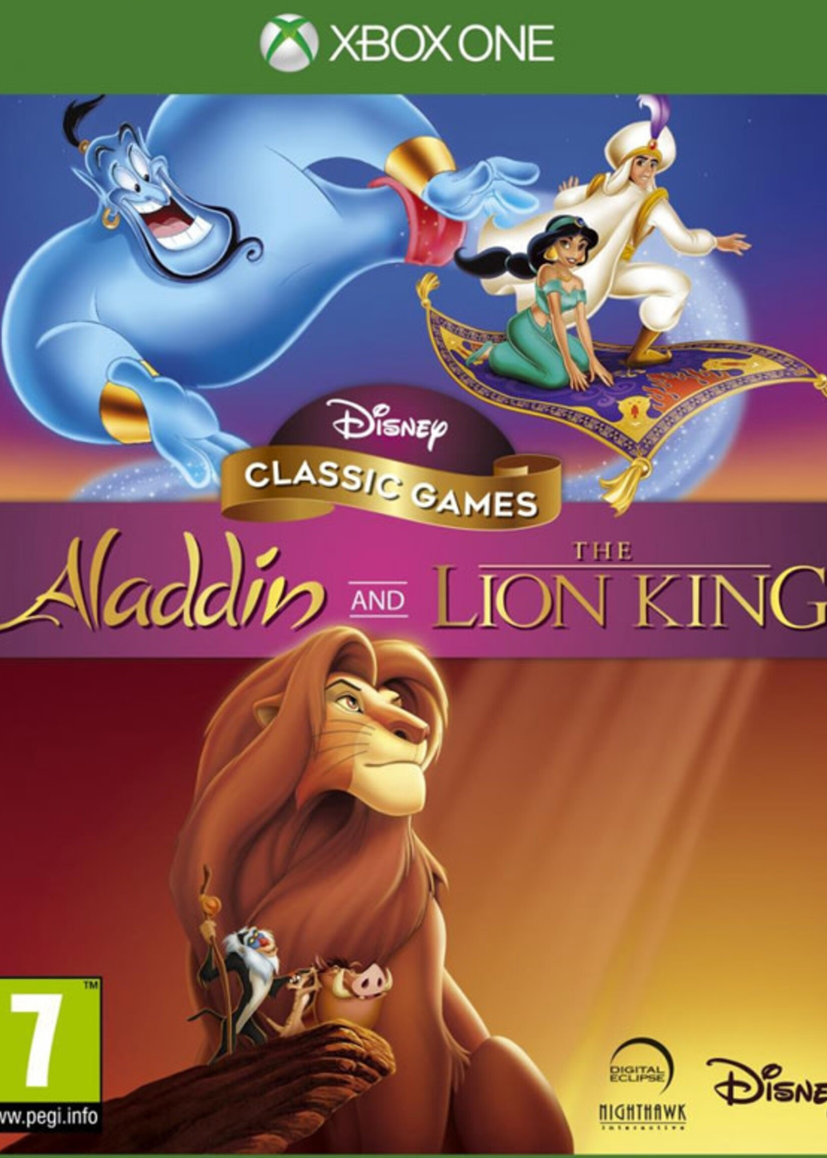 Disney Classic Games Aladdin And The Lion King X1