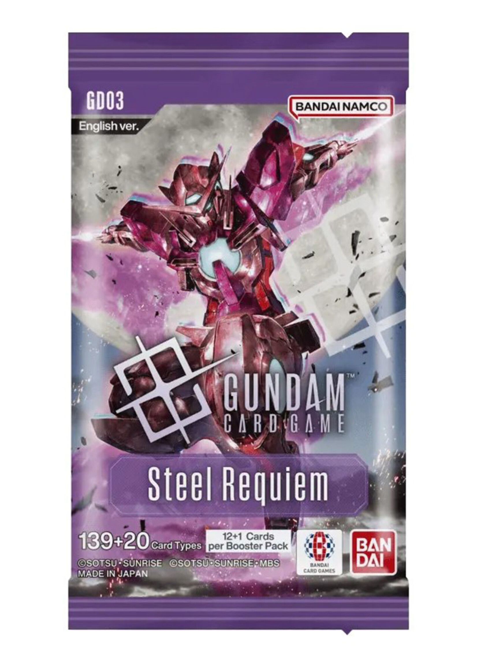 Gundam Card Game Steel Requiem Booster GD03