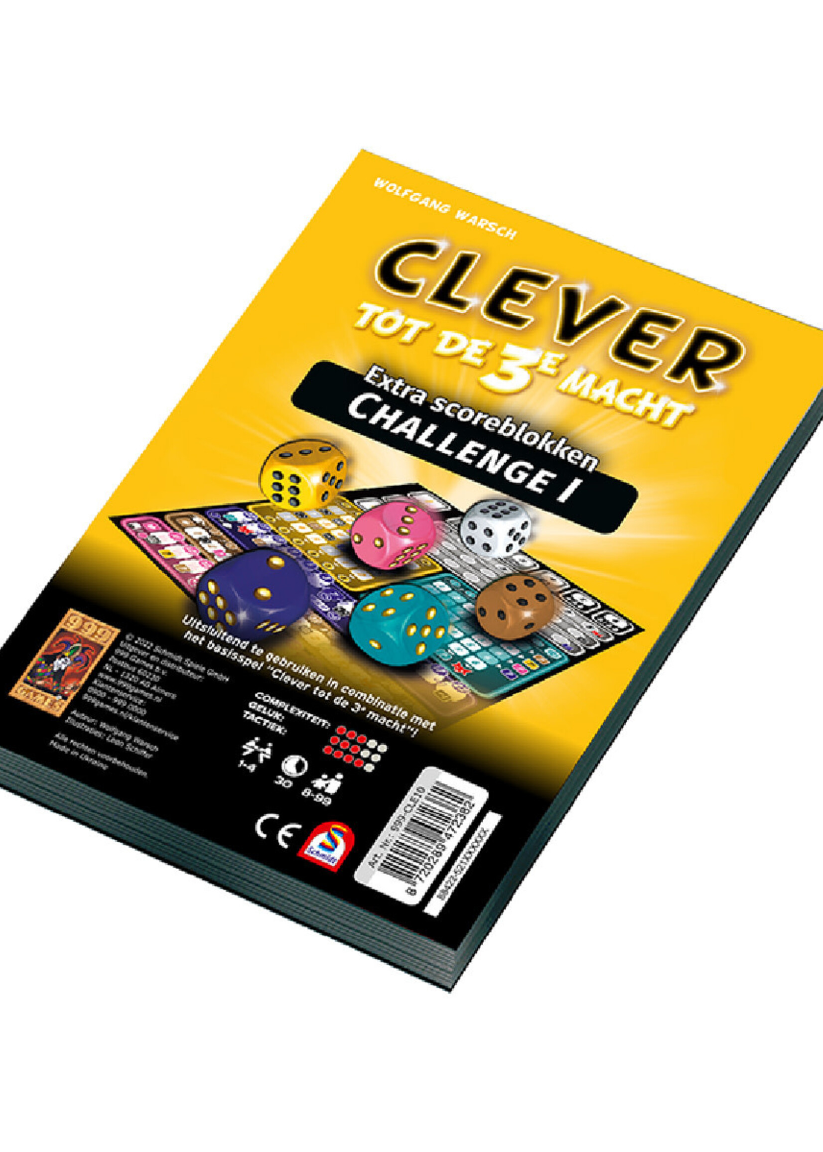 Clever Tot De 3e Macht  Challenge Scoreblokken 2 St