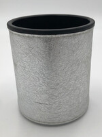 Dobbelbeker Ruwe Structuur  Zilver