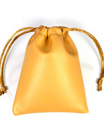 Dobbelsteenzakje Leer Beige