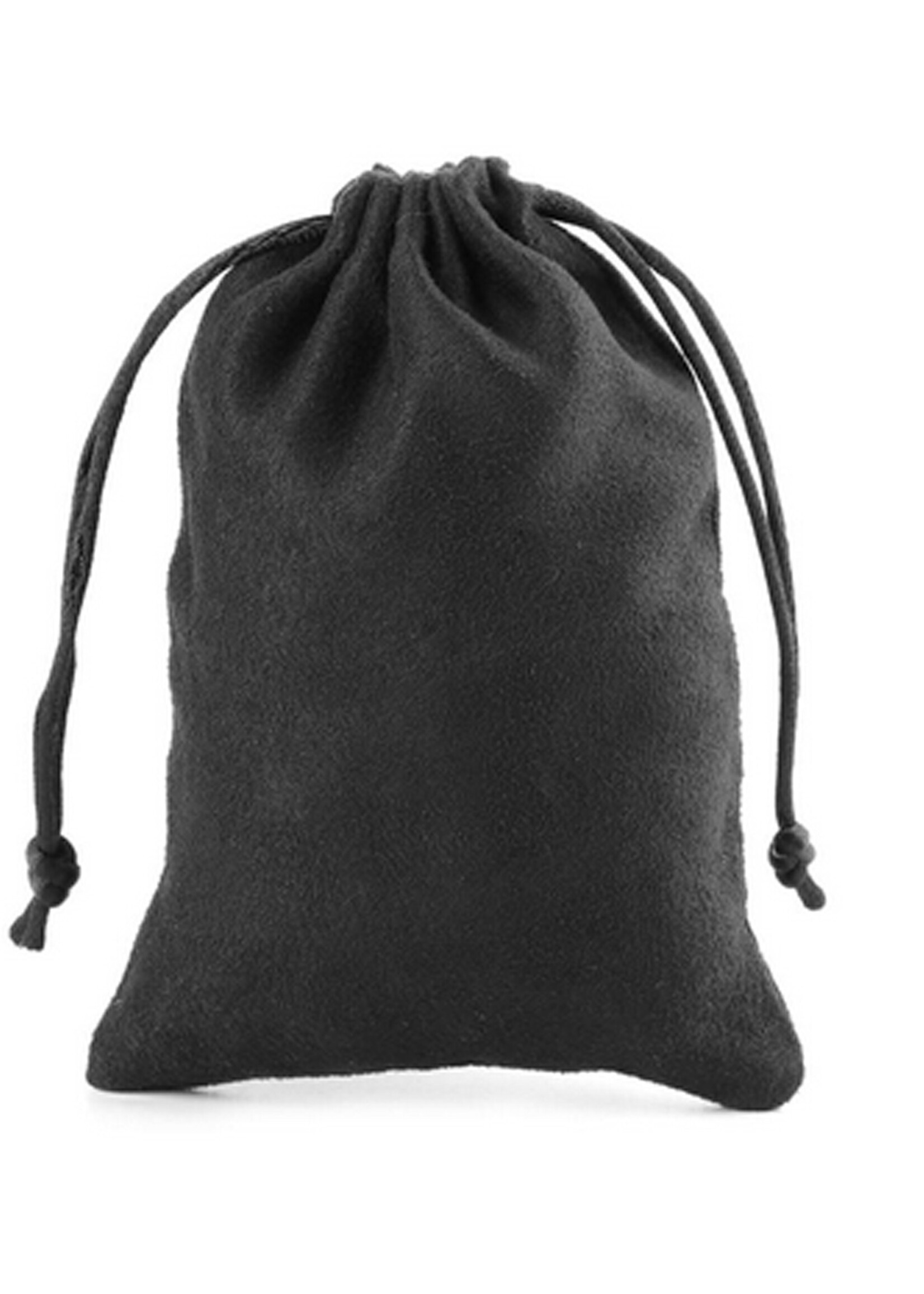 Dobbelsteenzakje Suede  Zwart