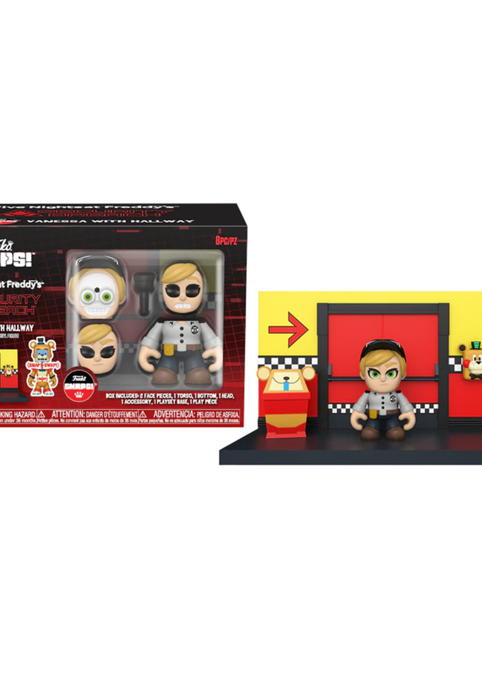 Five Nights at Freddy's Hallway Add-on With Vanessa Snap Playset Funko