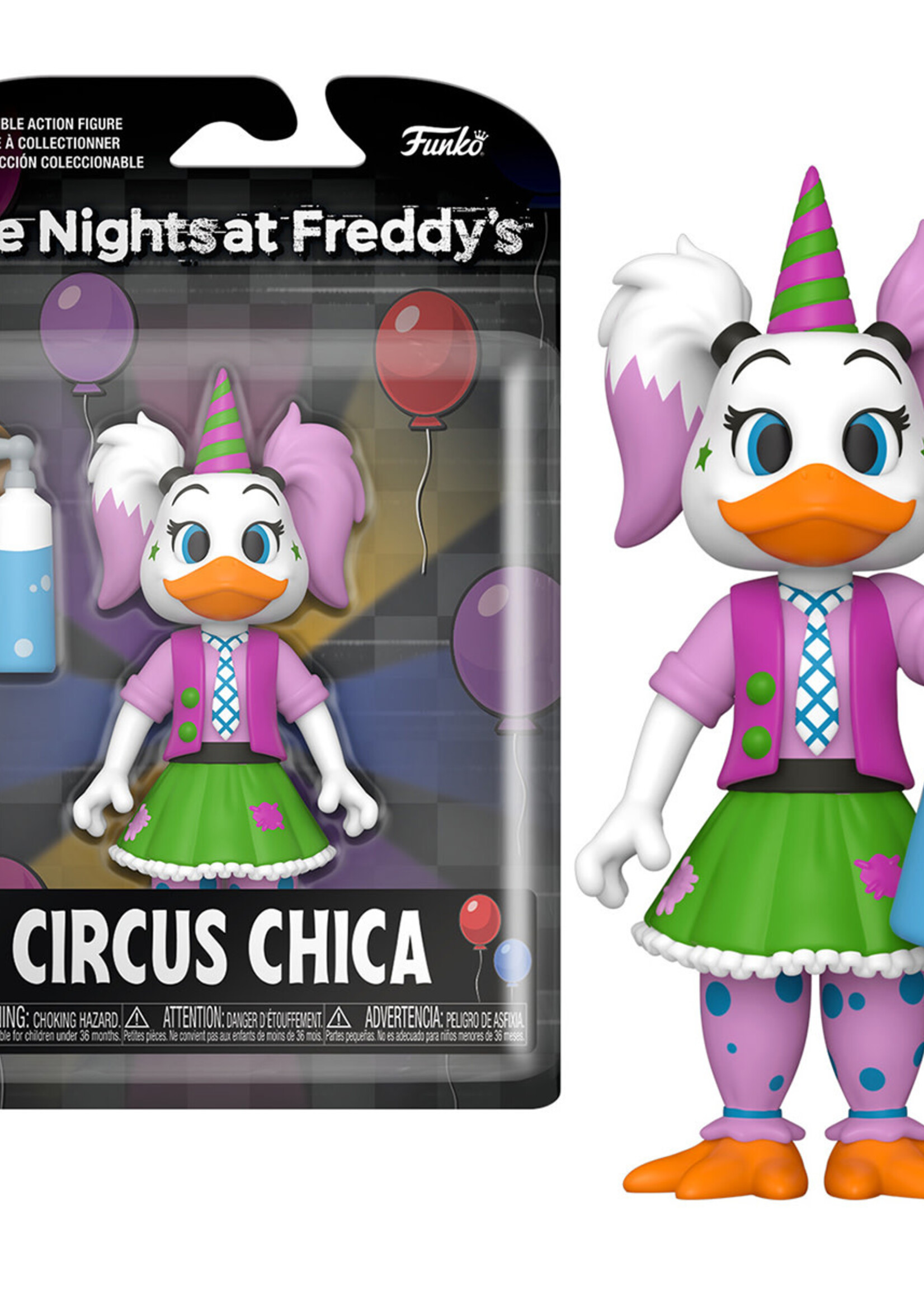 Five Nights at Freddy's Security Breach Circus Chica Action Figure Pop 12.