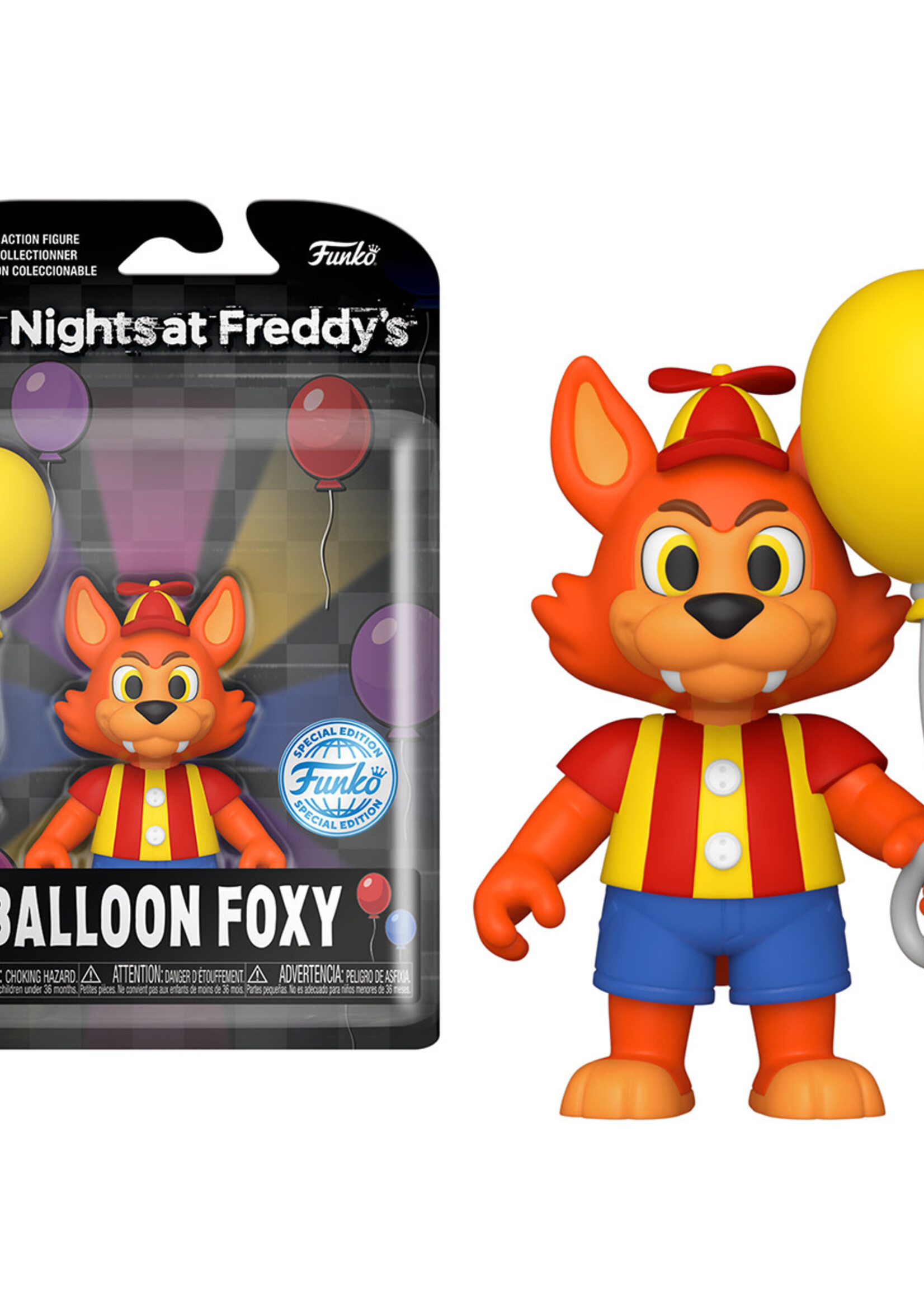 Five Nights at Freddy's Security Breach Balloon Foxy Action Figure Pop 12.5