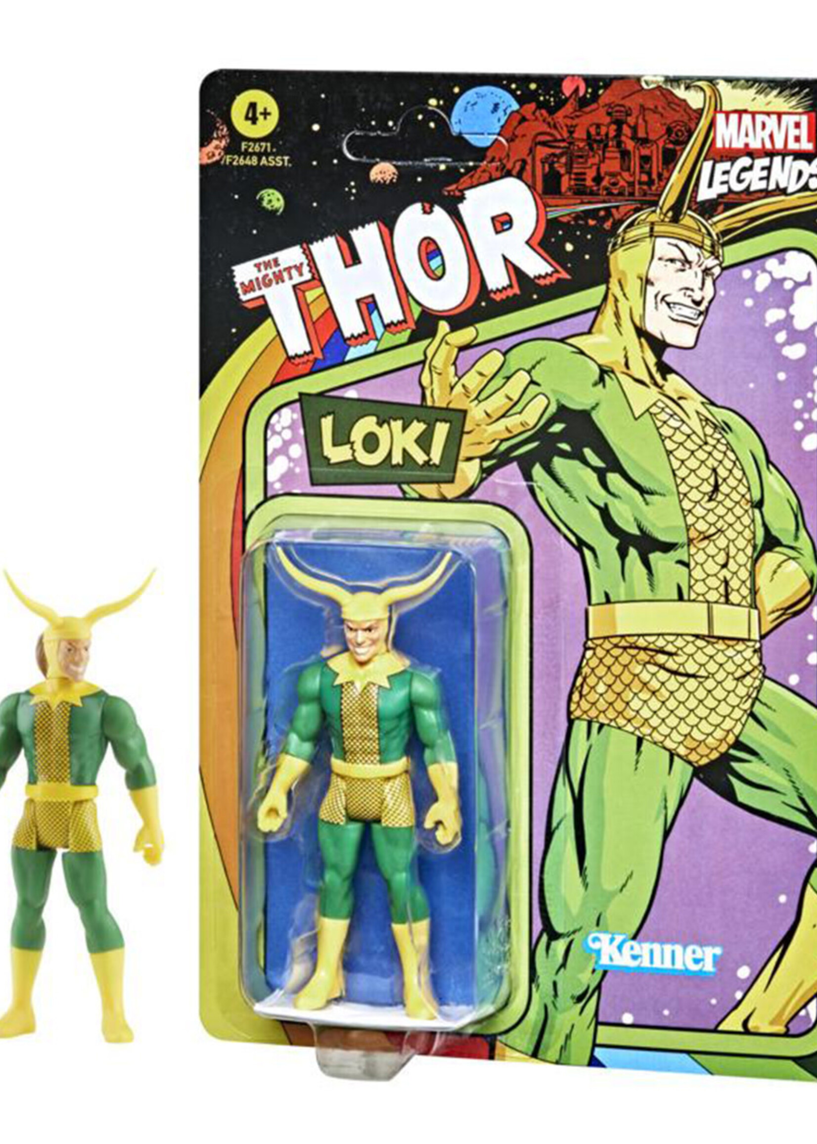 Marvel Loki Action Figure Legends Retro Series 10cm