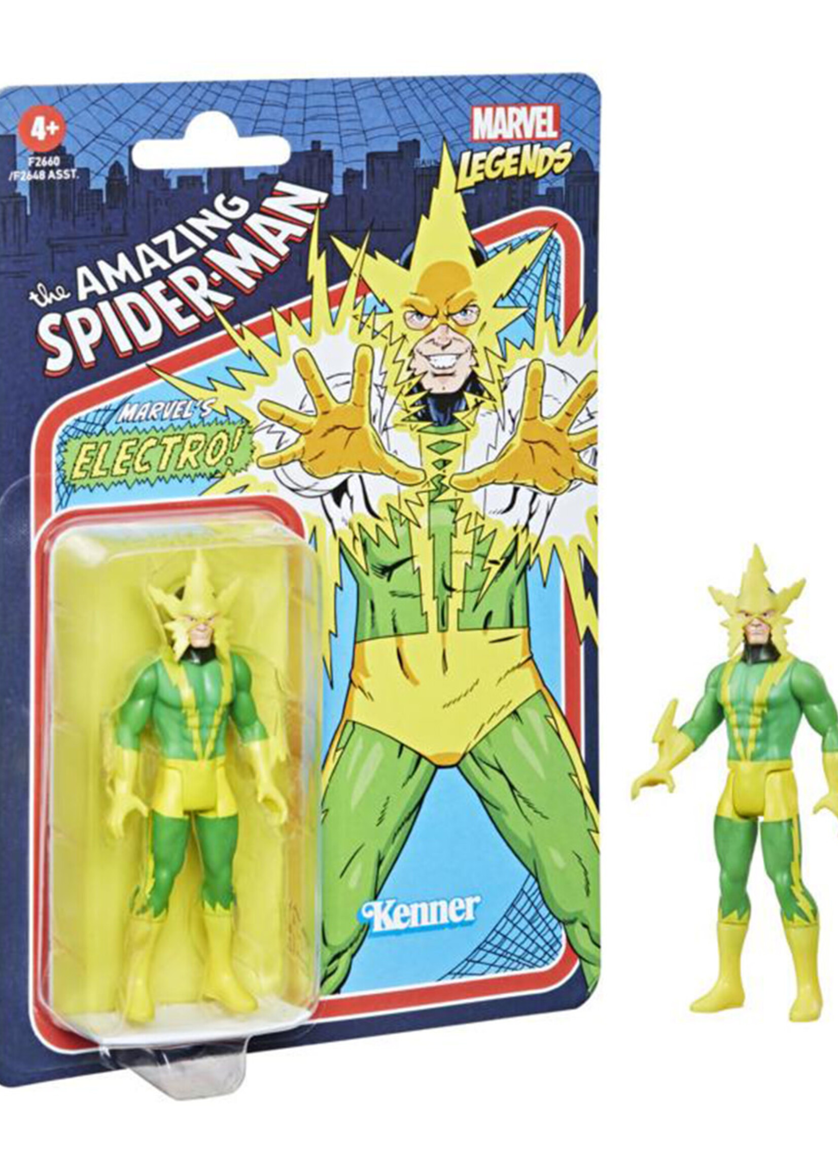 Marvel Electro Action Figure  Legends Retro Series 10cm