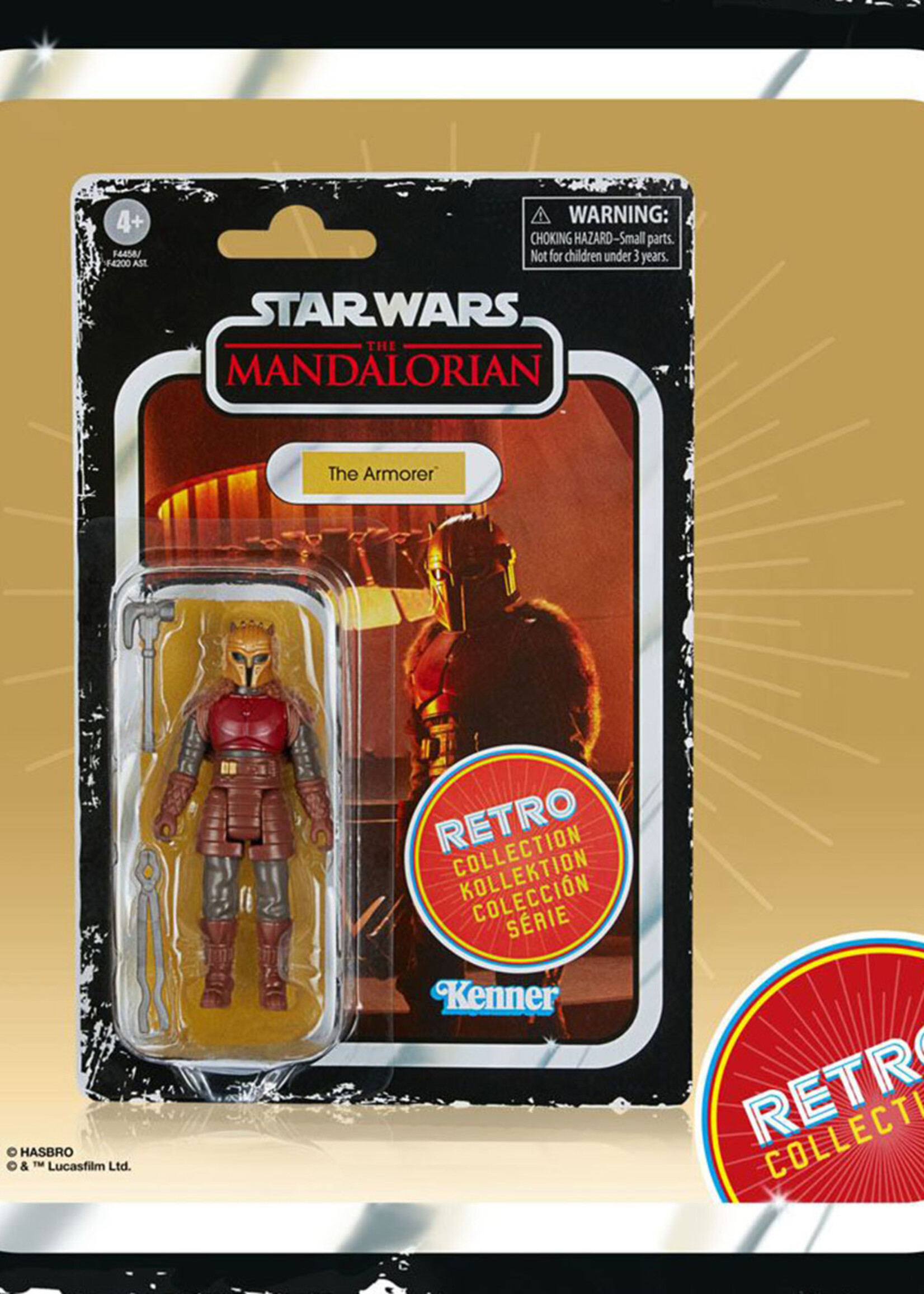 STAR WARS  Mandalorian The Armorer  Retro Series 10CM