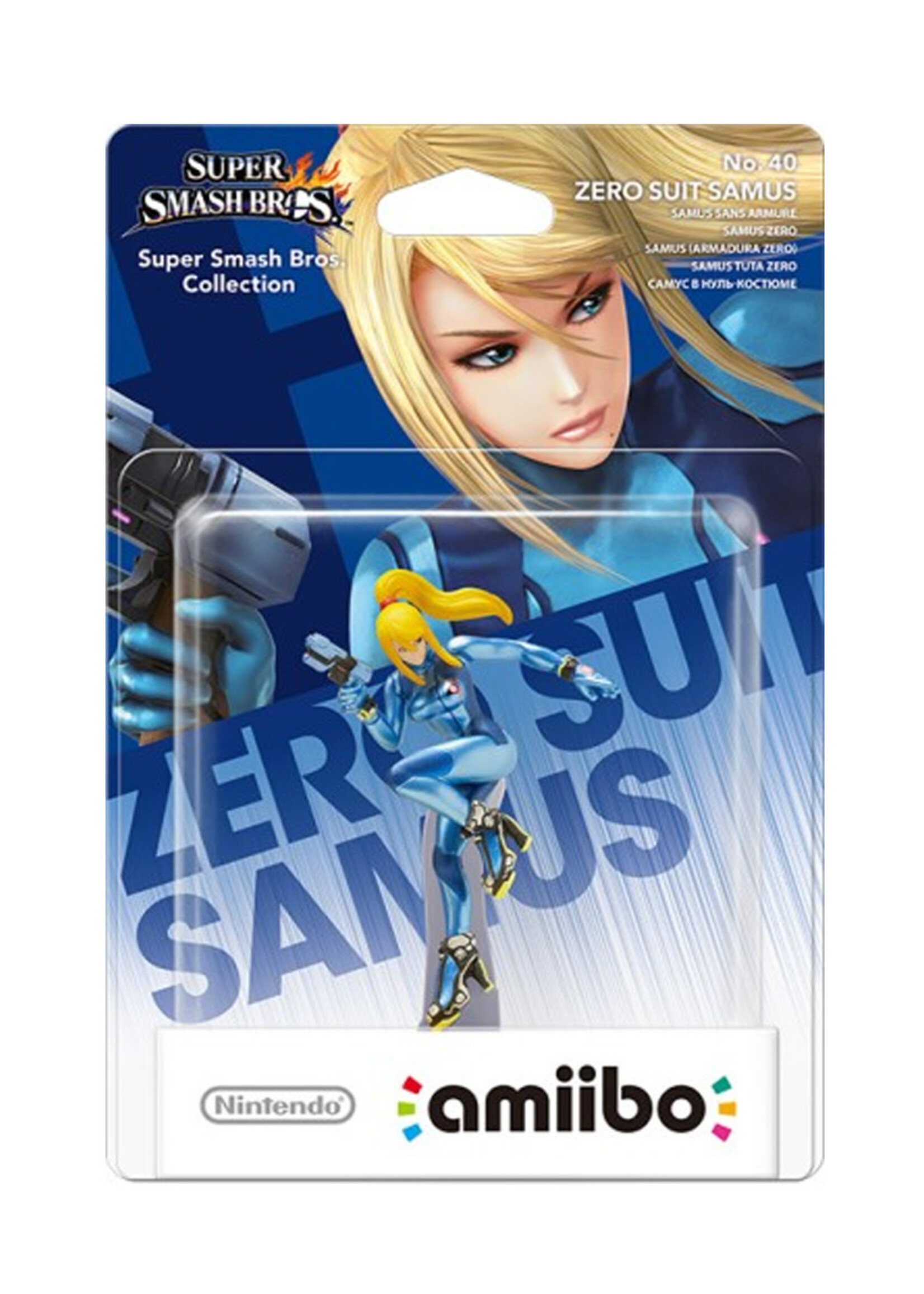 Amiibo Zero Suit Samus No. 40