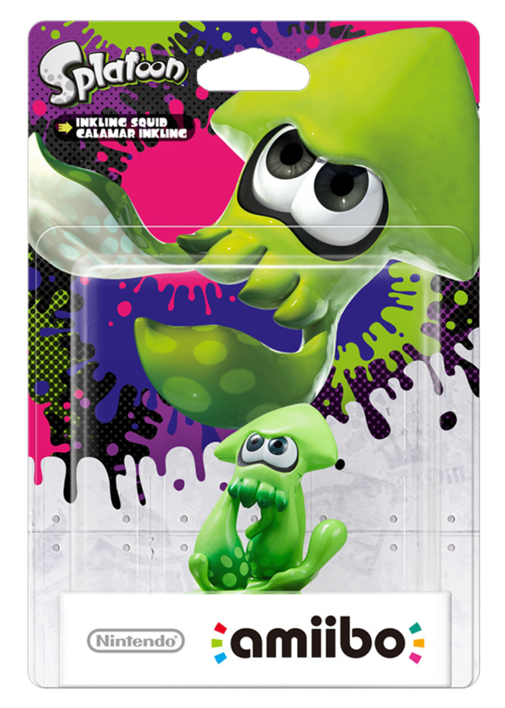 Amiibo Splatoon Inkling Squid   Green