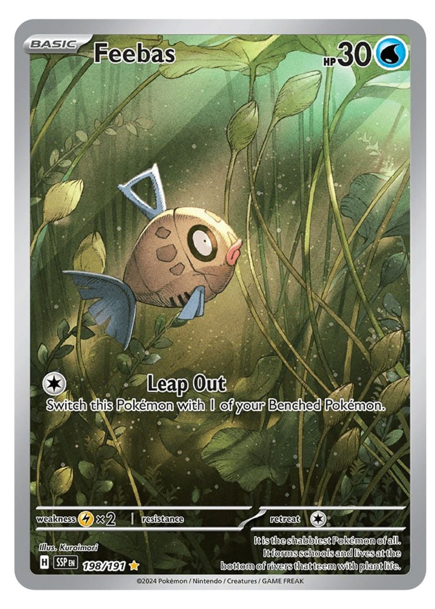 Feebas 198 (SSP): near mint