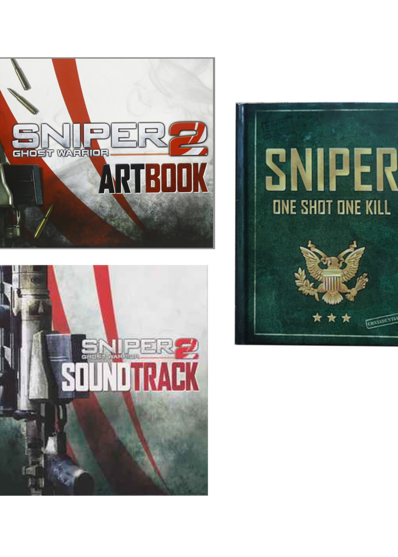 Sniper 2 Ghost Warrior Artbook  + Soundtrack + Sniper Tactics