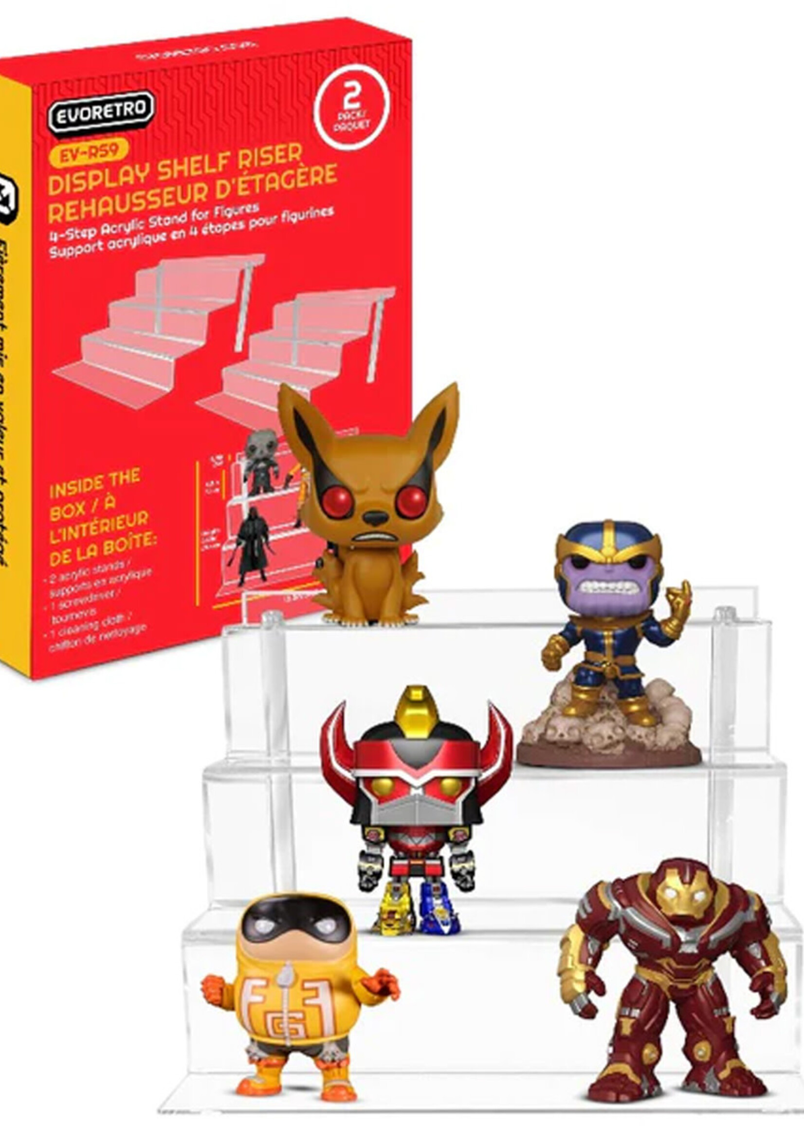 Acrylic Display Risers For  Funko Pops & Figures (2 Pac