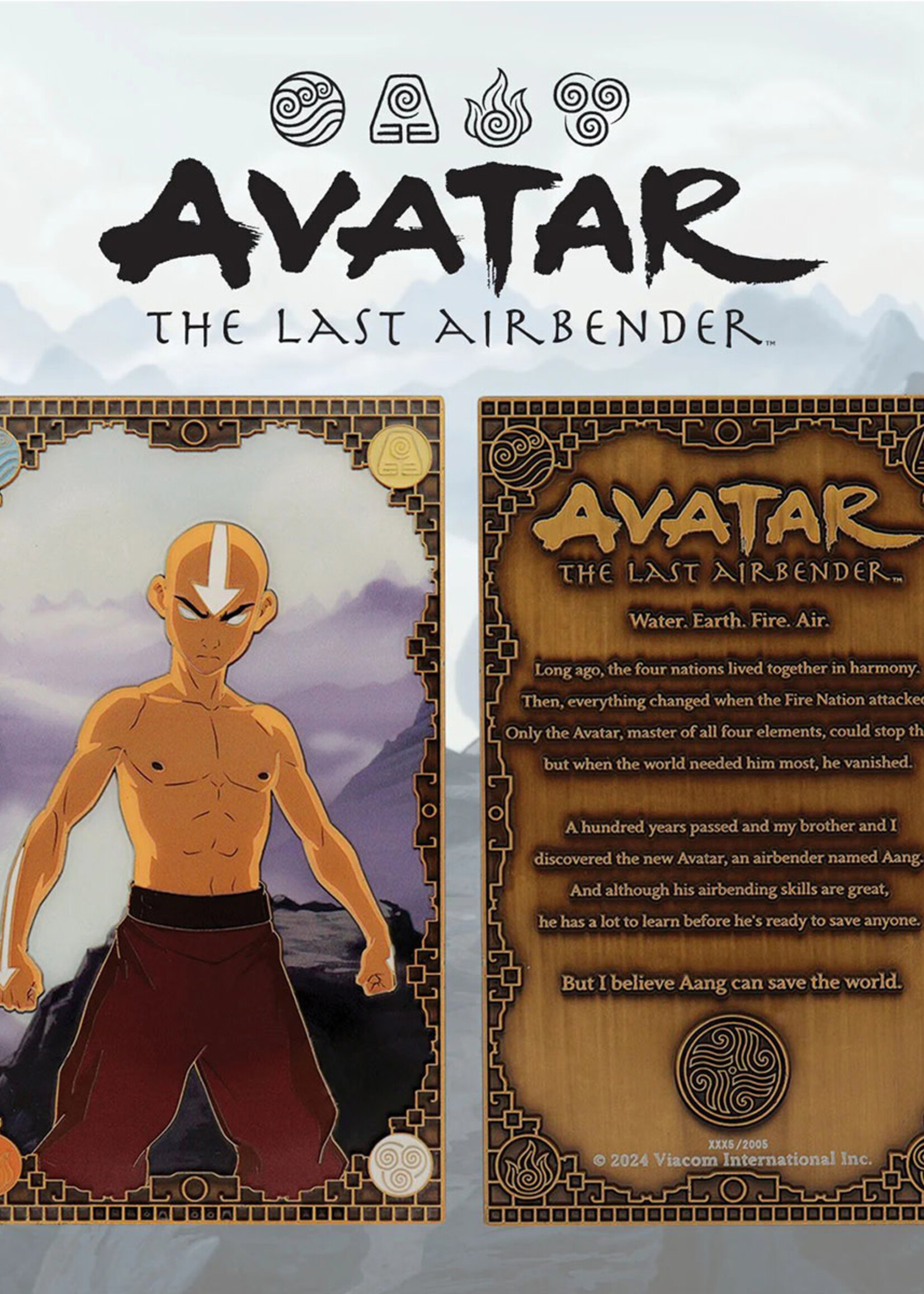 Avatar The Last Airbender Aang  Limited Edition Ingot