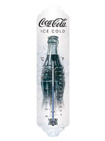 Coca-Cola Ice Cold Mercury Free Thermometer 28x6.5cm