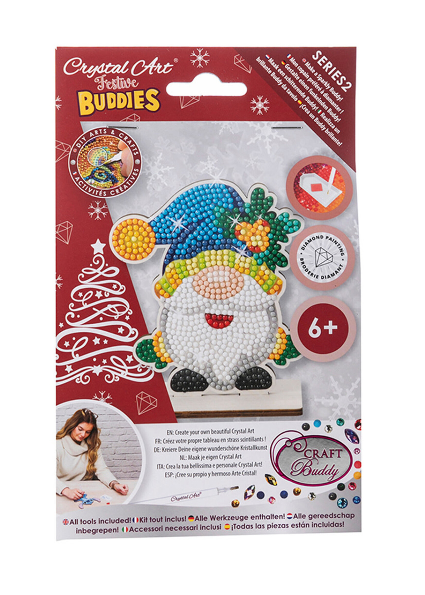 Crystal Art Figurine Gnome