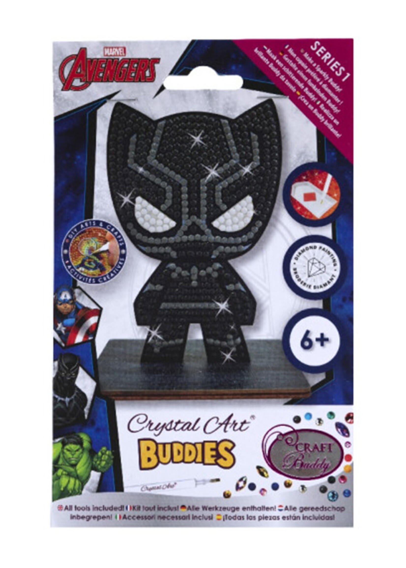 Crystal Art Figurine Marvel Black Panther