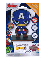 Crystal Art Figurine Marvel Captain America