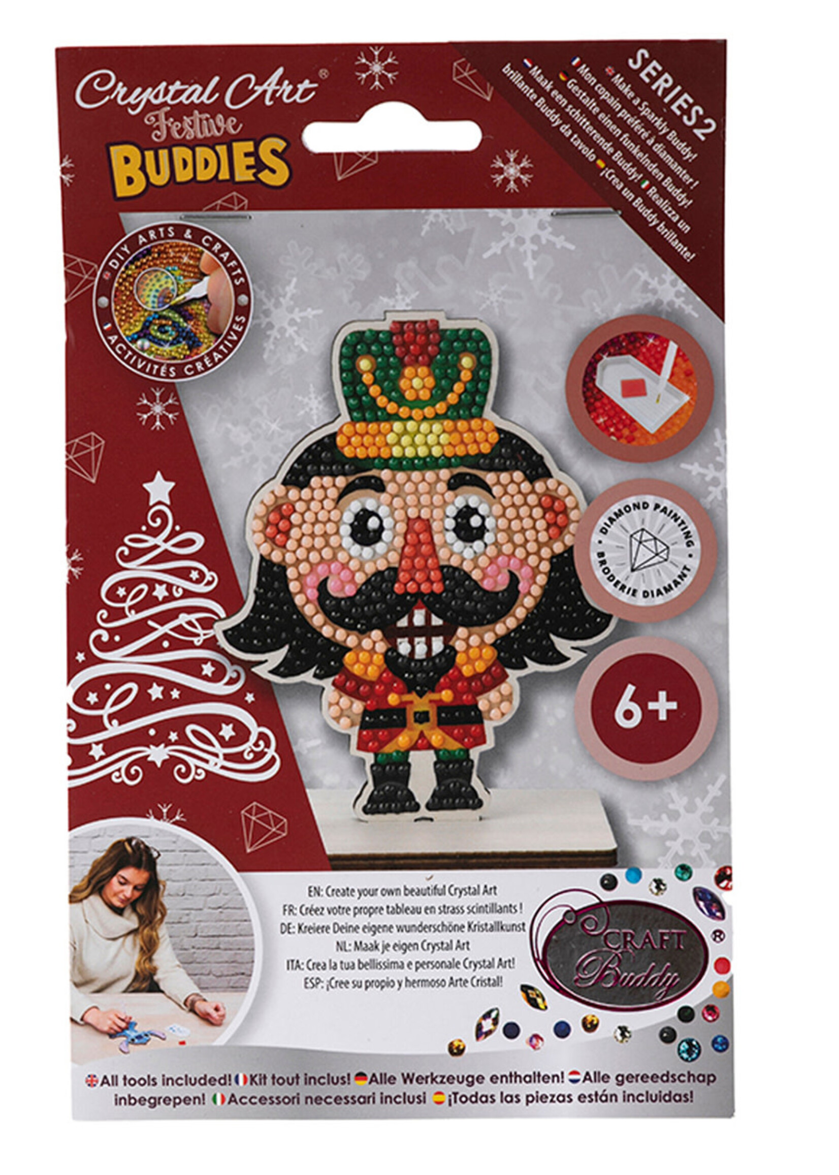 Crystal Art Figurine Nutcracker