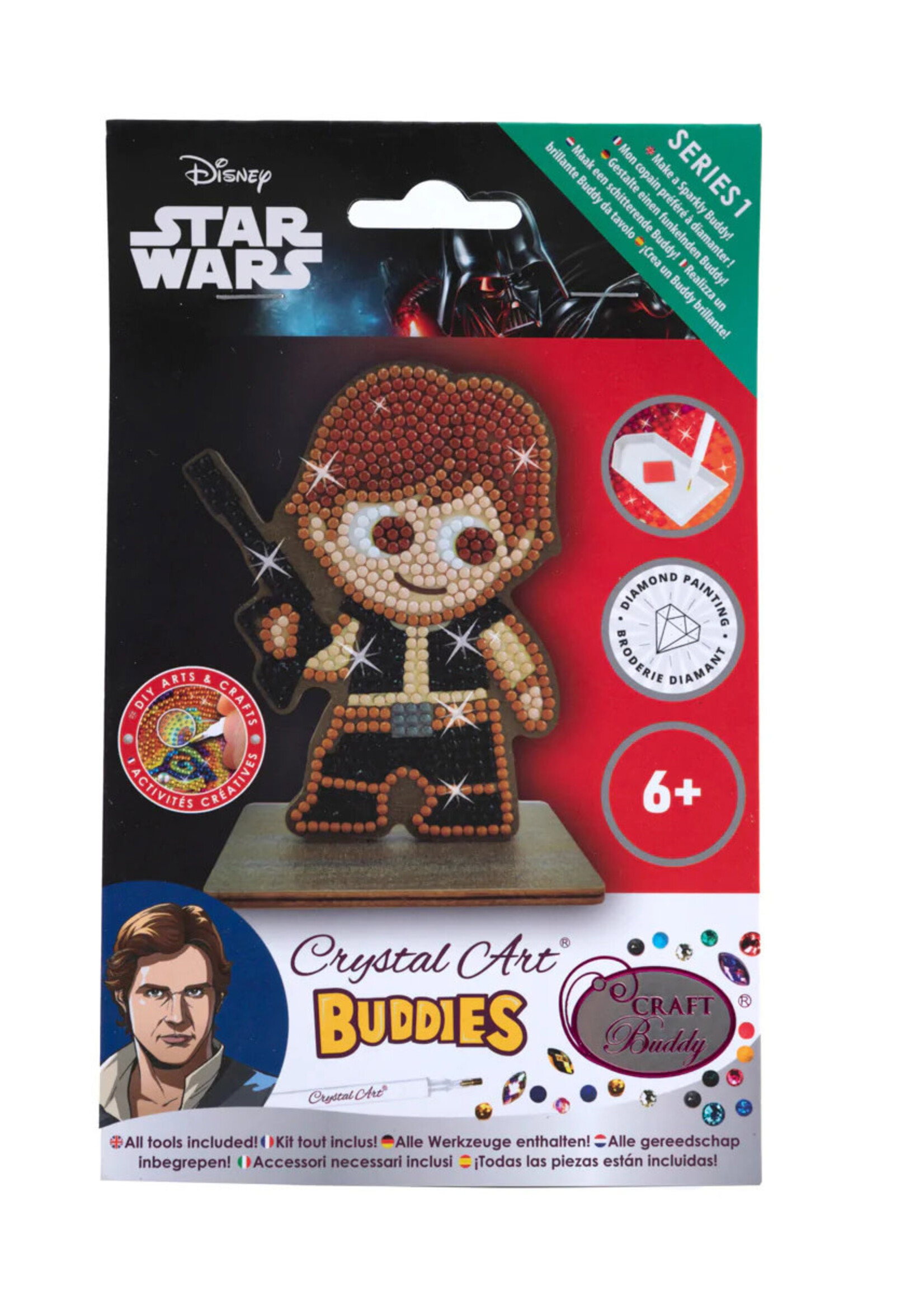 Crystal Art Figurine Star Wars  Han Solo