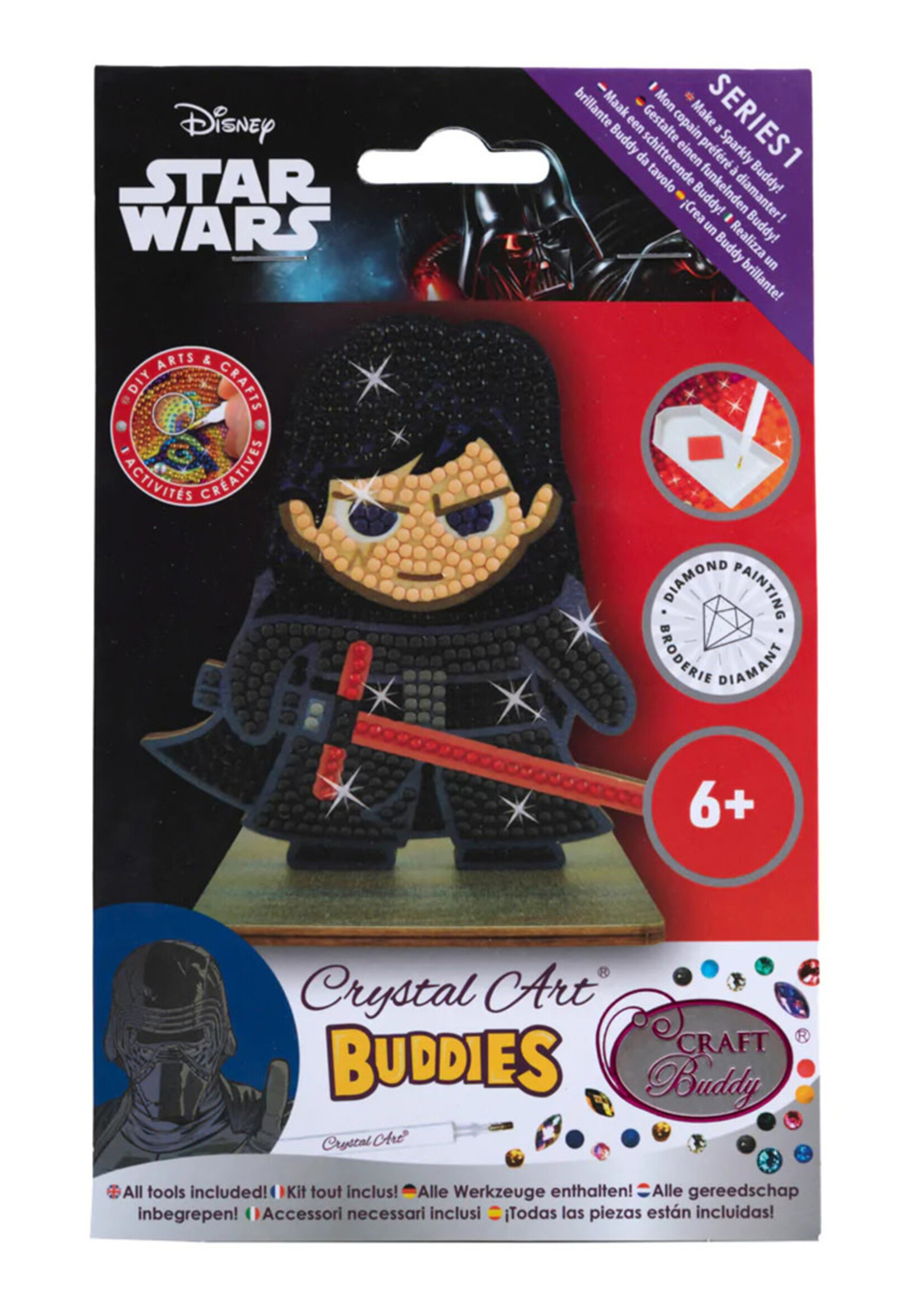 Crystal Art Figurine Star Wars  Kylo Ren