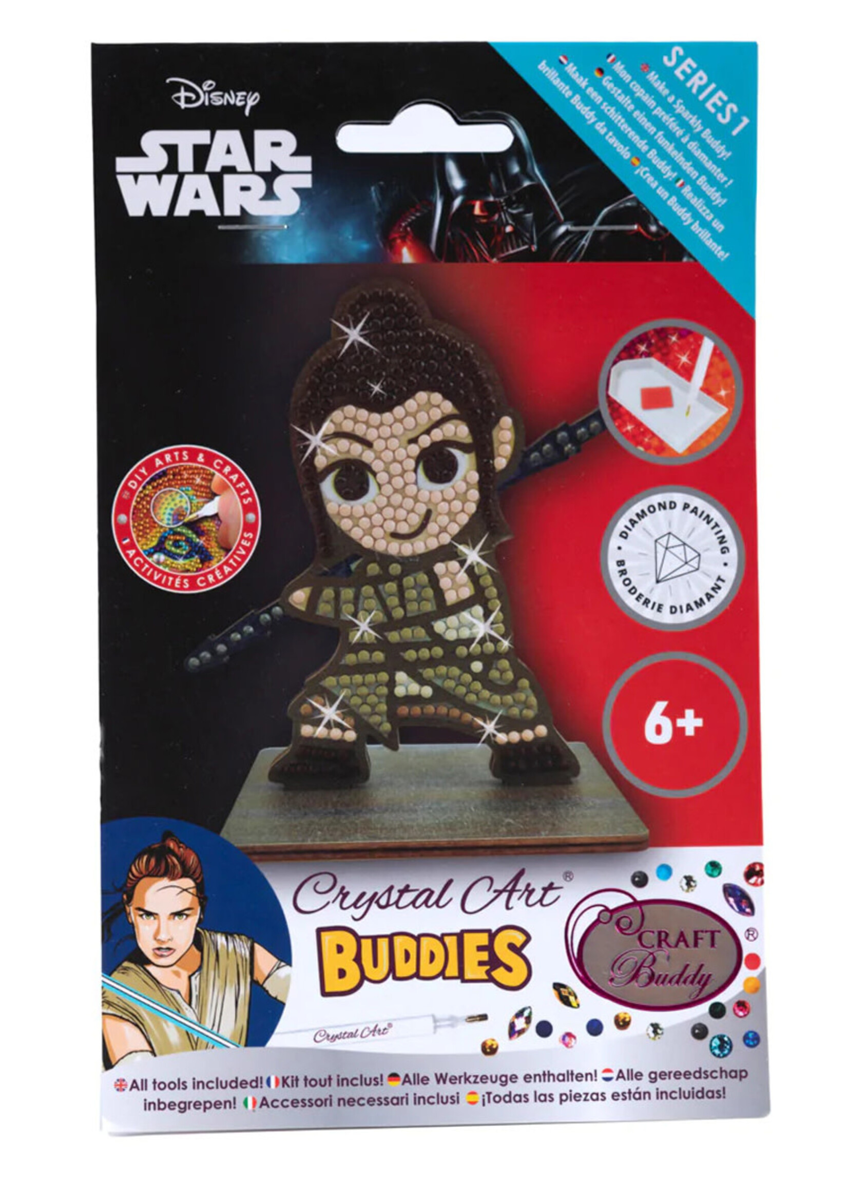 Crystal Art Figurine Star Wars  Rey