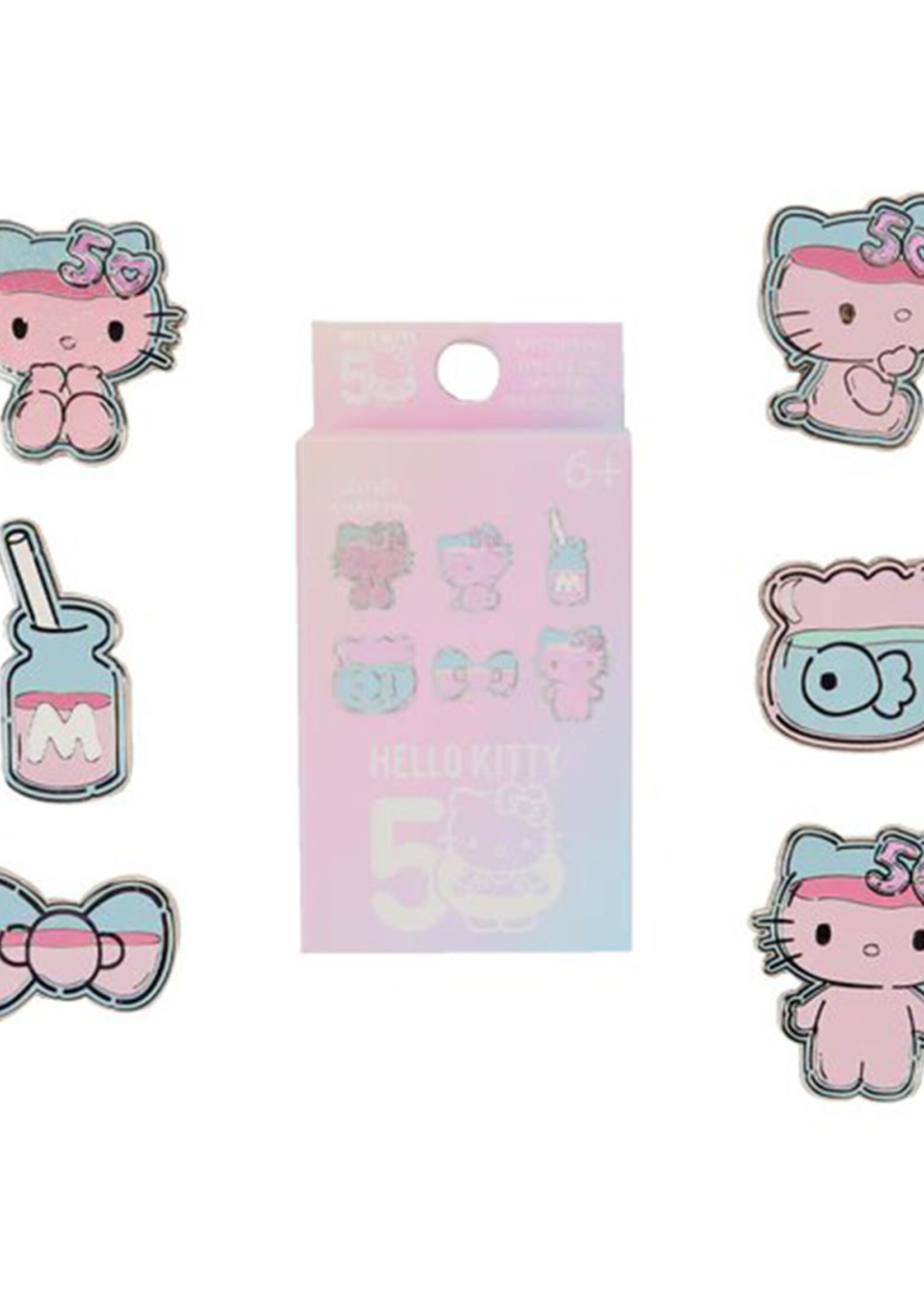 Hello Kitty Funko Blind Box Enamel Pins 50th Anniversar
