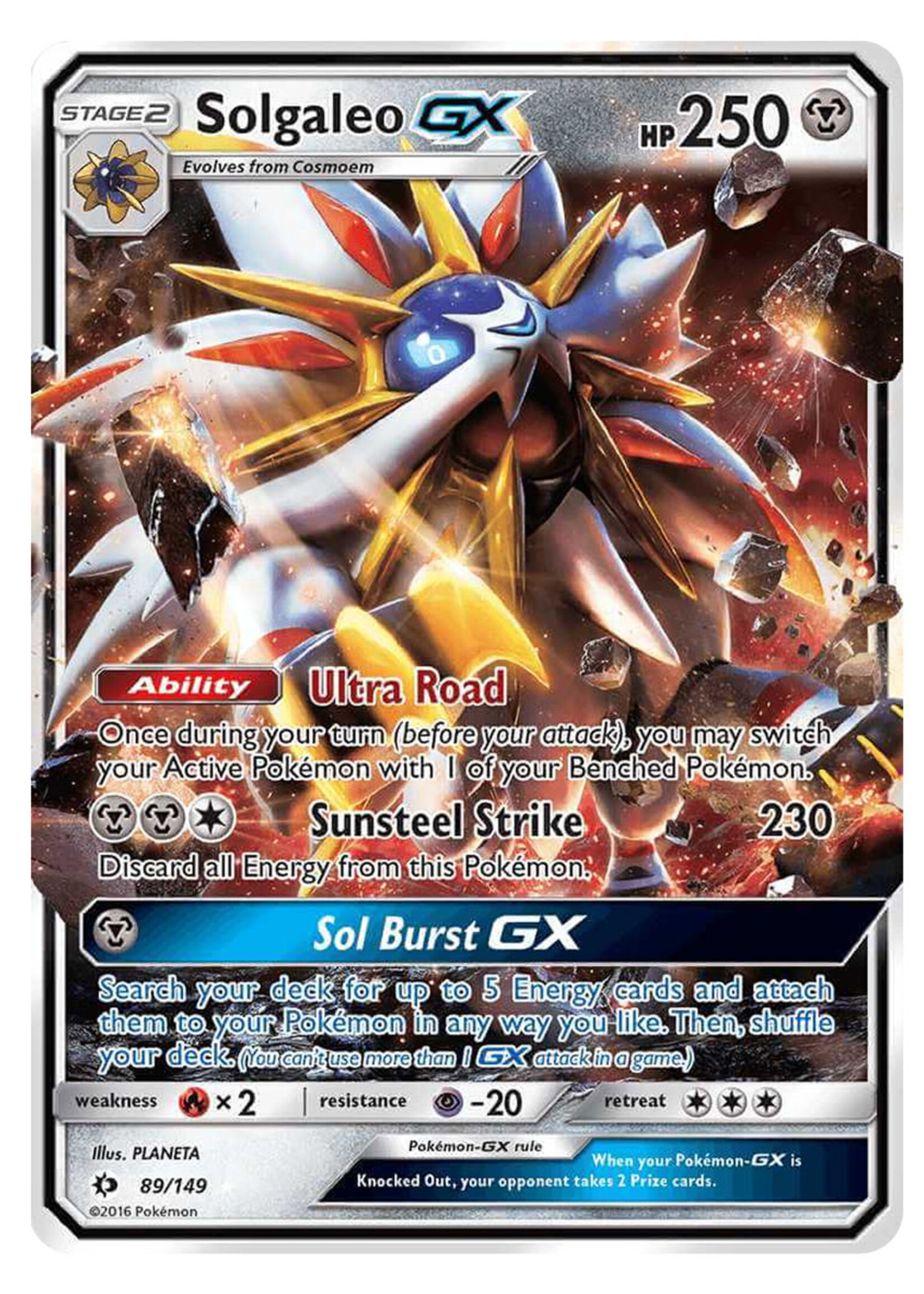 Solgaleo GX 89 (SUM): played