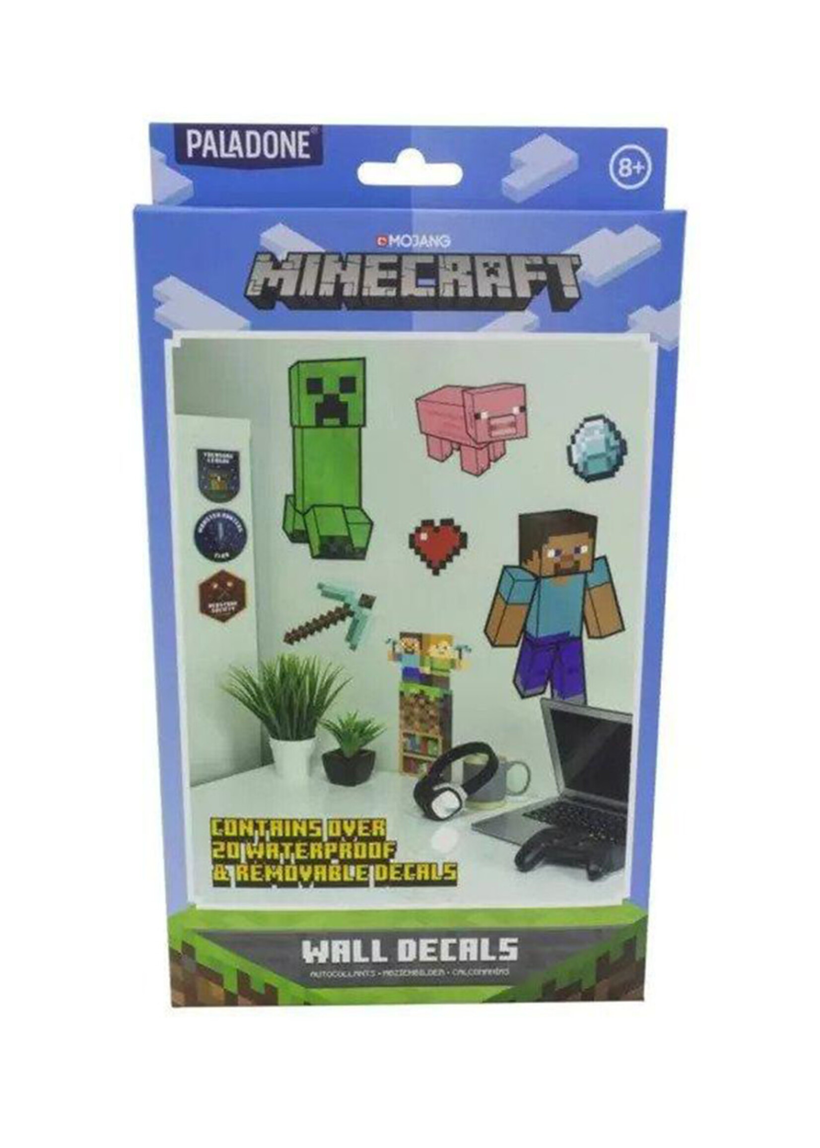 Minecraft Characters Vinyl  Stickers Set