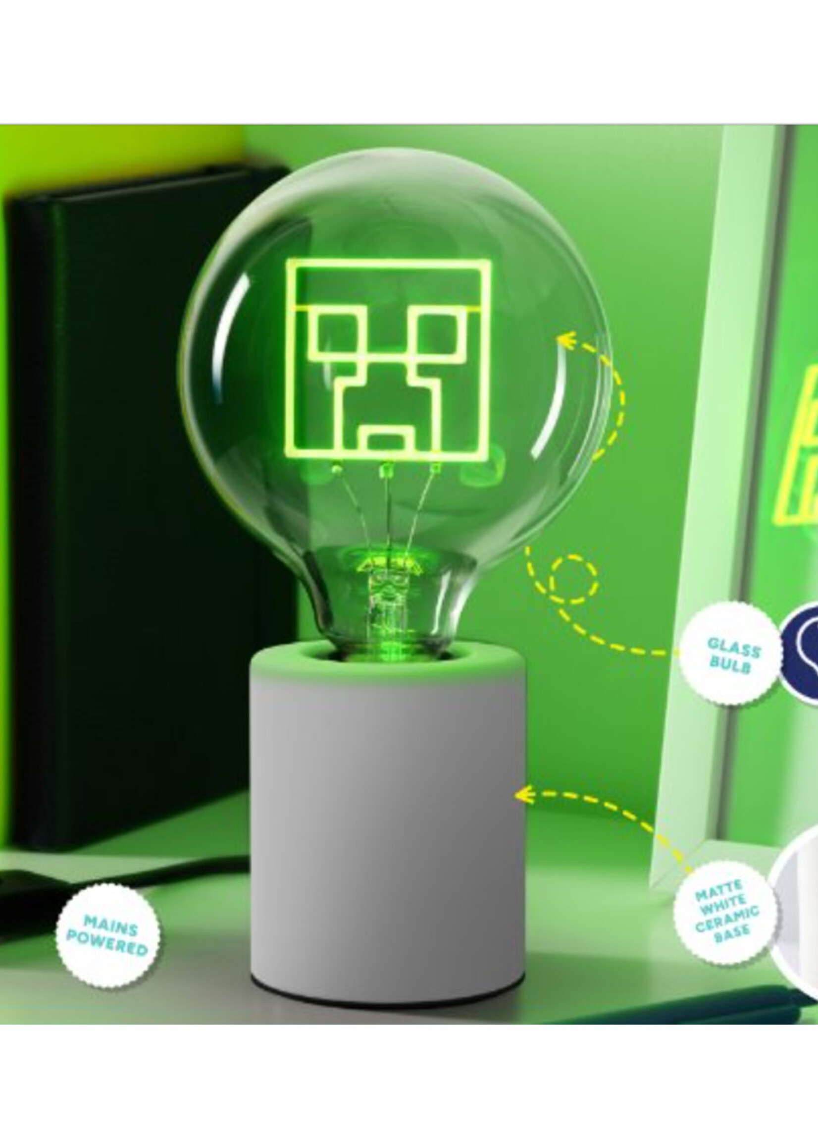 Minecraft Creeper LED Neon  Lamp