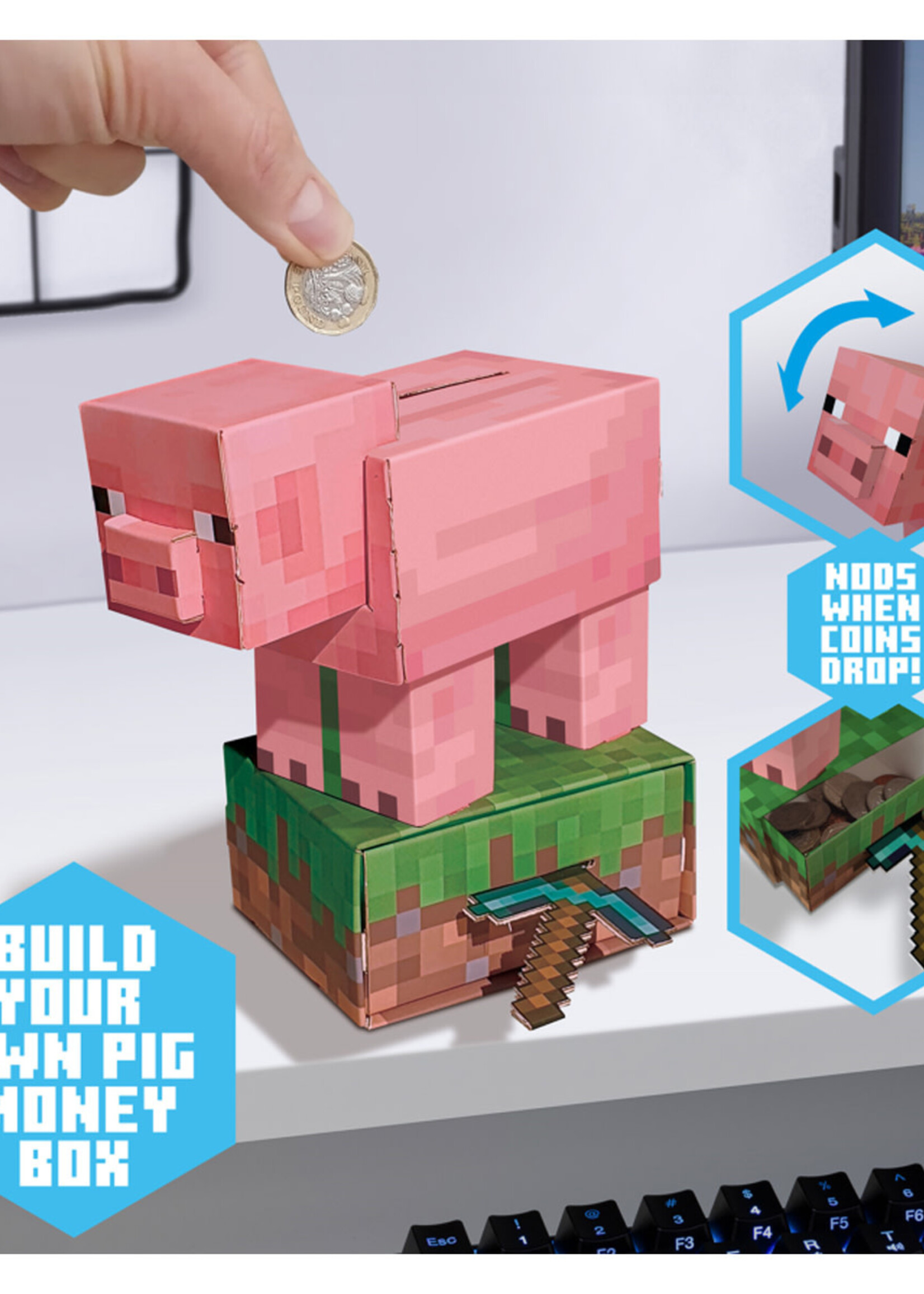 Minecraft Pig Spaarpot Bouw Kit