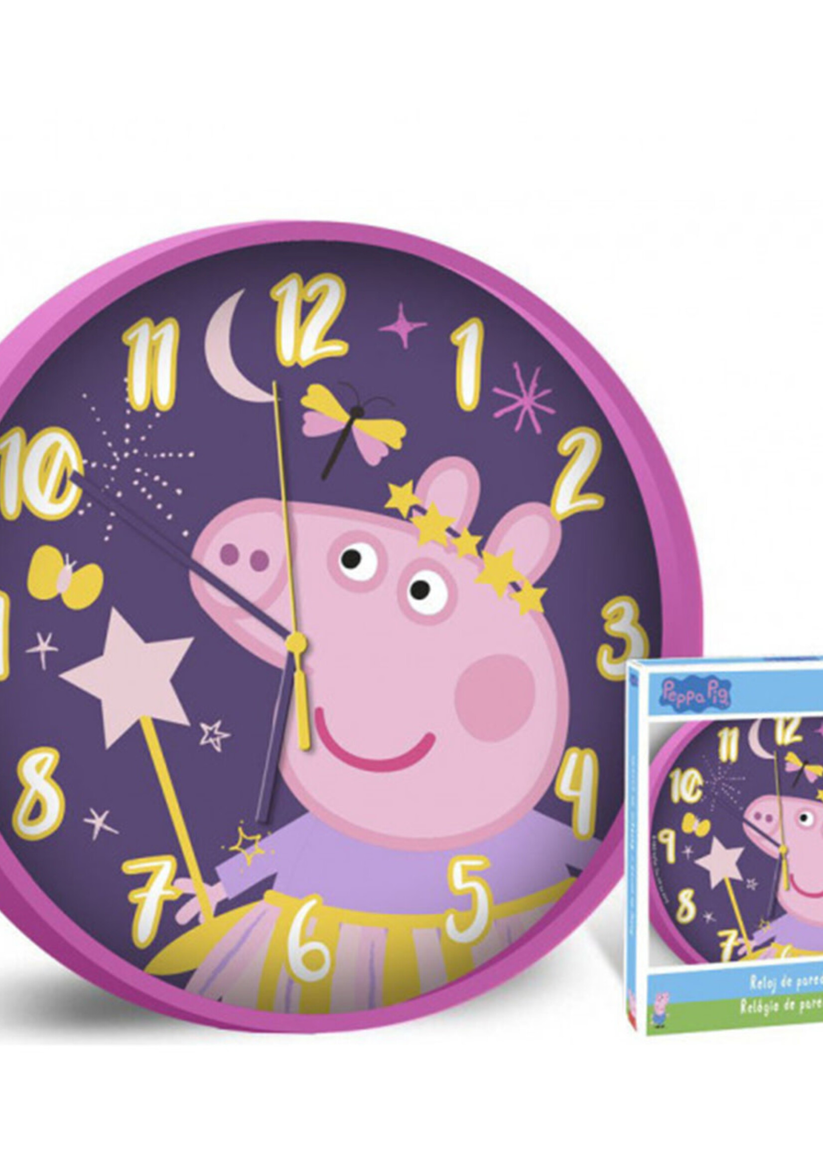 Peppa Pig Wandklok 25cm