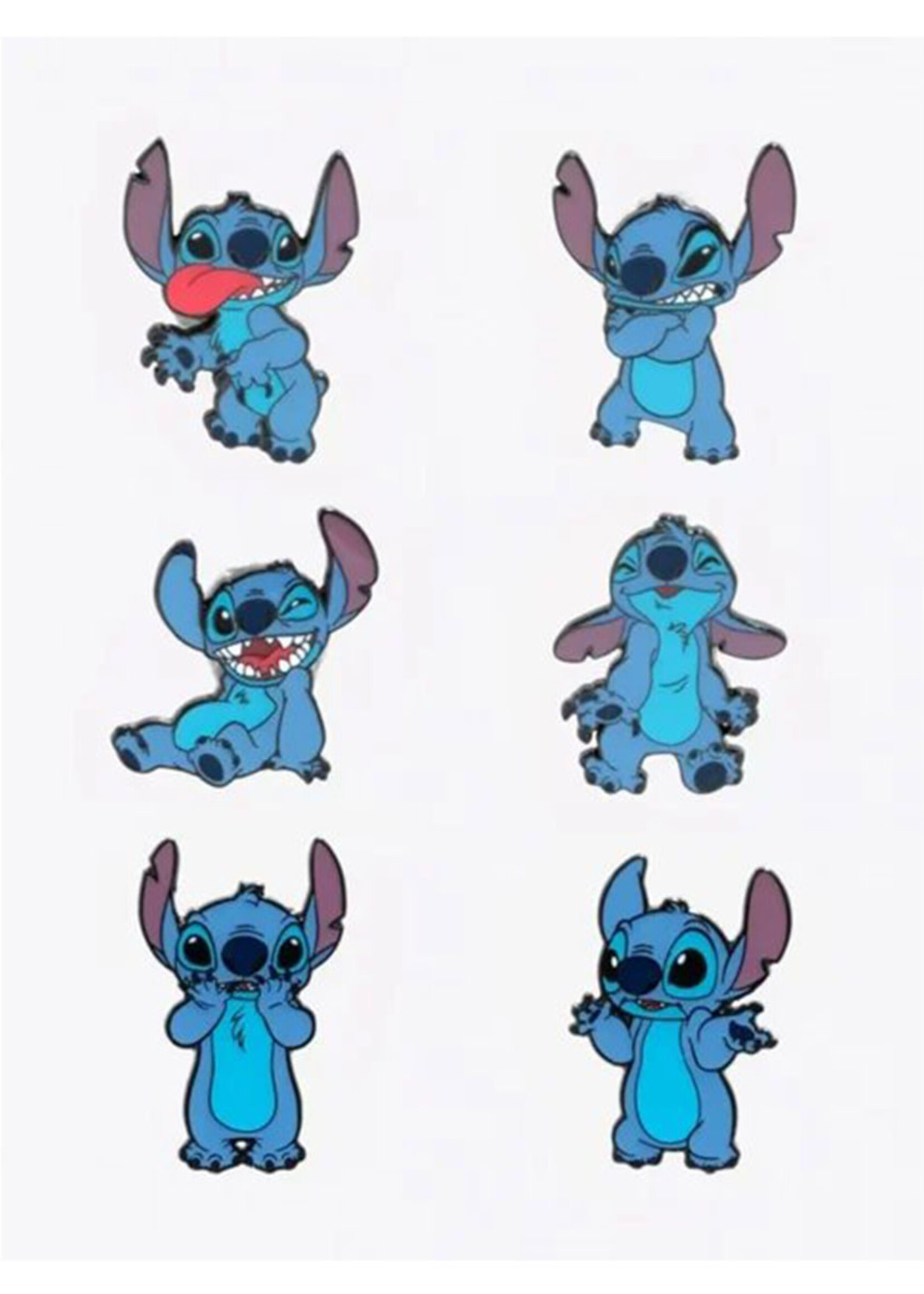 Stitch Funko Blind Box Enamel Pins Funny Faces