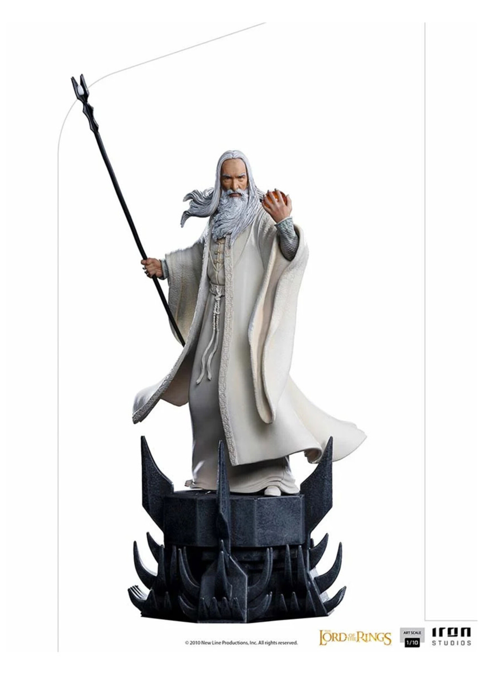 The Lord Of The Rings Saruman Statuette Bds ArtScale 1/10