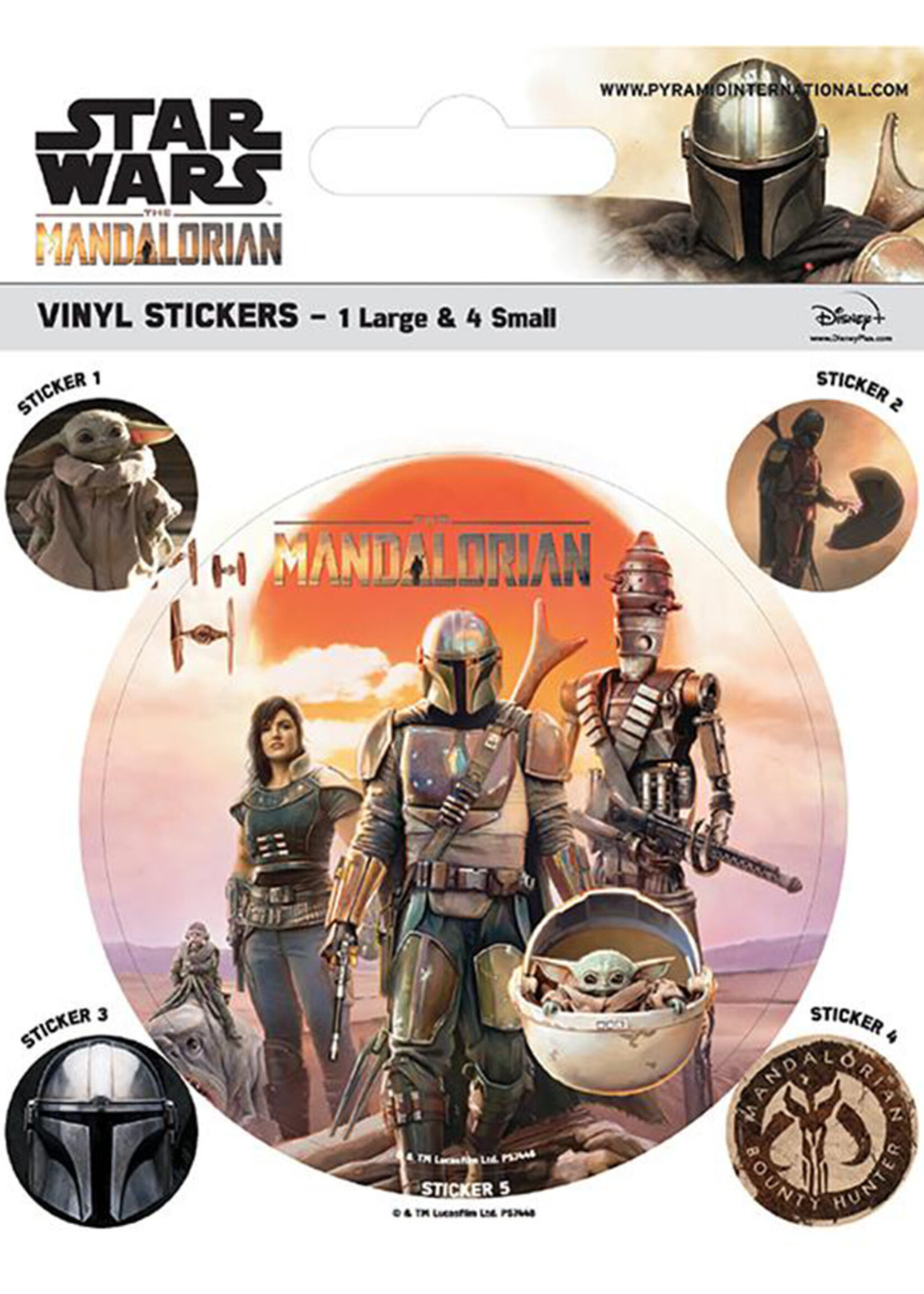 The Mandalorian Legacy Vinyl  Stickers
