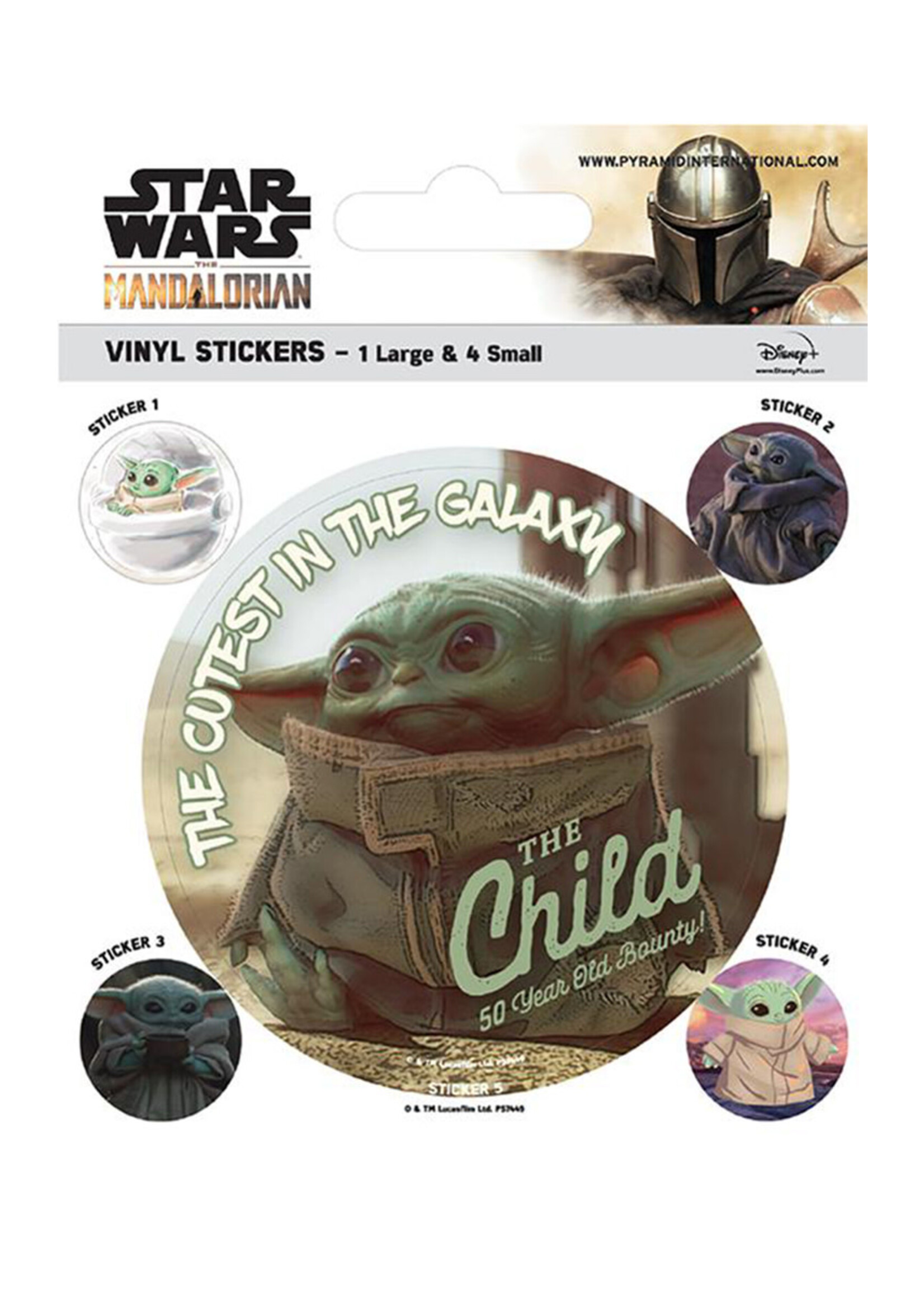 The Mandalorian The Child Vinyl Stickers