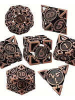 D&D Holle Metalen dobblestenen  Set Brons