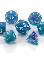 Dice Set Festive Waterlily White