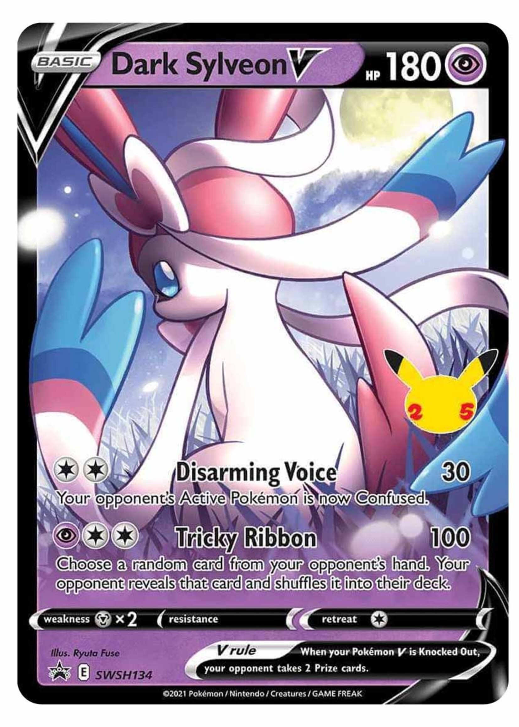 Dark Sylveon V 134 (SWSH): excellent