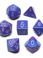 Dice Set Speckled Silver Tetra
