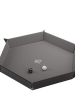 Magnetic Dice Tray Hexagonal Black Gray
